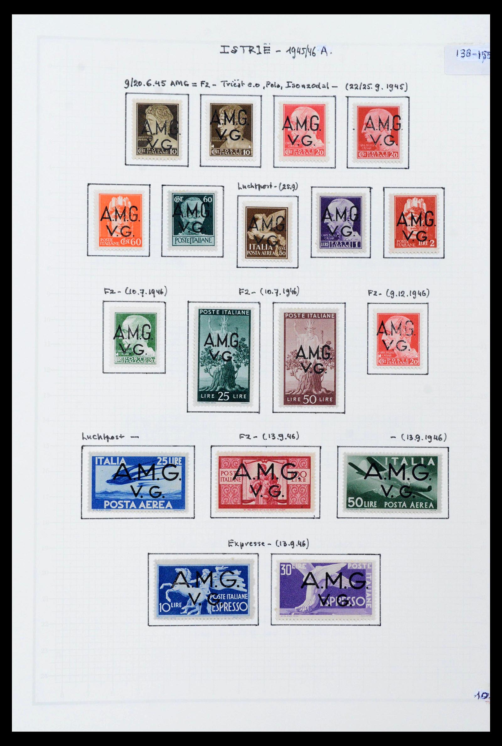 39615 0022 - Postzegelverzameling 39615 Italiaanse gebieden 1870-1947.