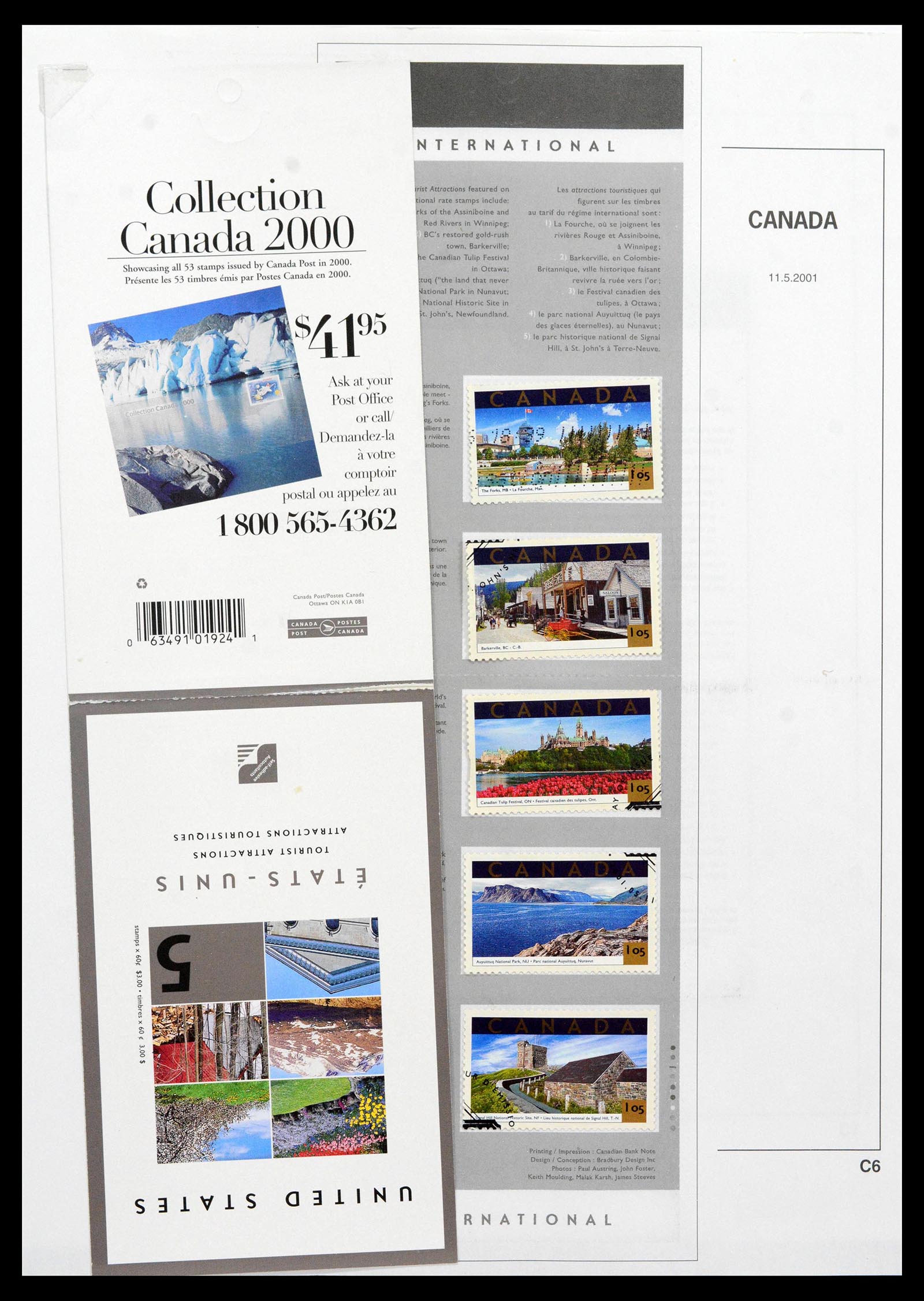 39618 0291 - Postzegelverzameling 39618 Canada 1859-2006.