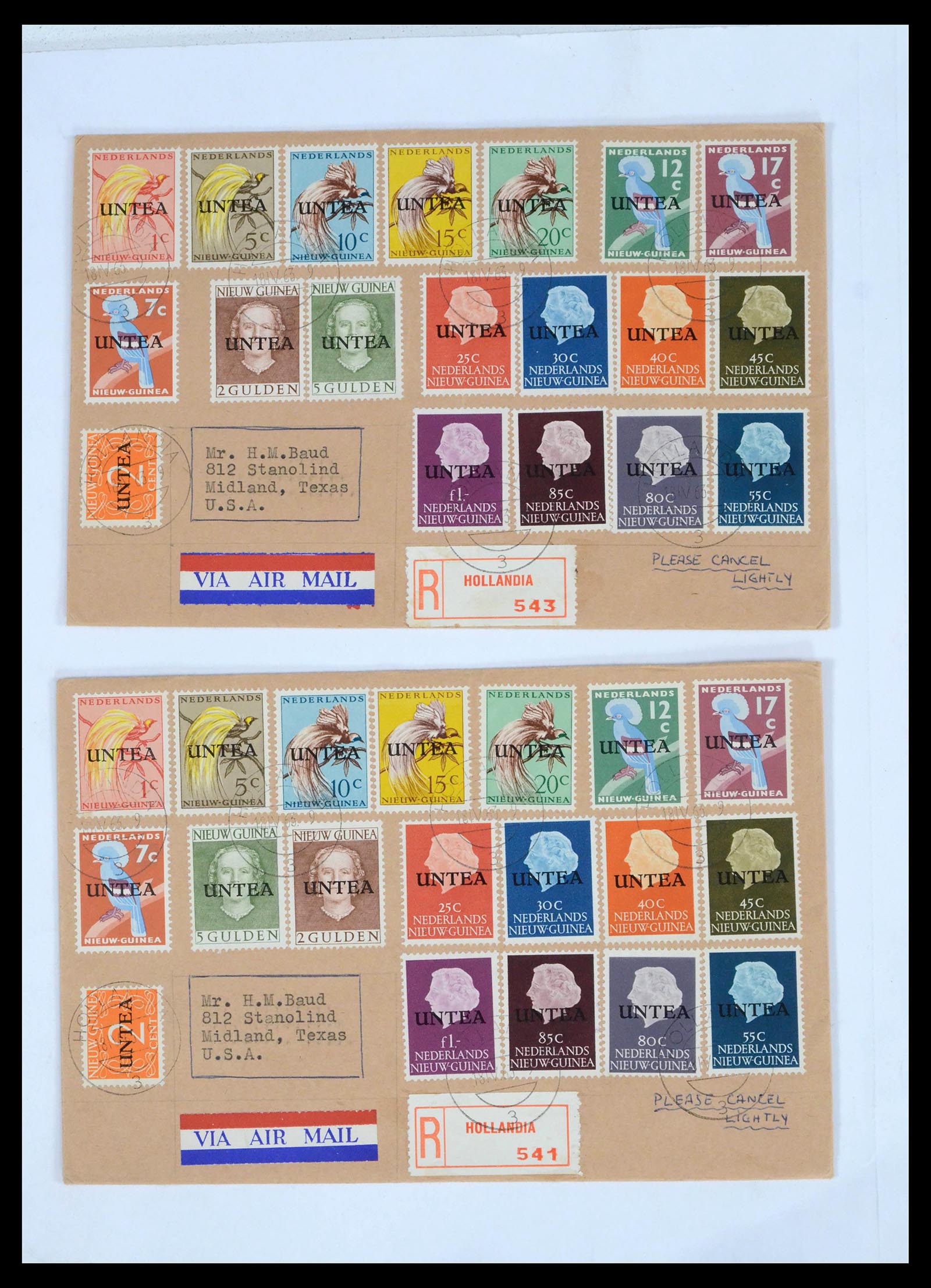 39622 0040 - Stamp collection 39622 Netherlands and territories covers 1852-1962.