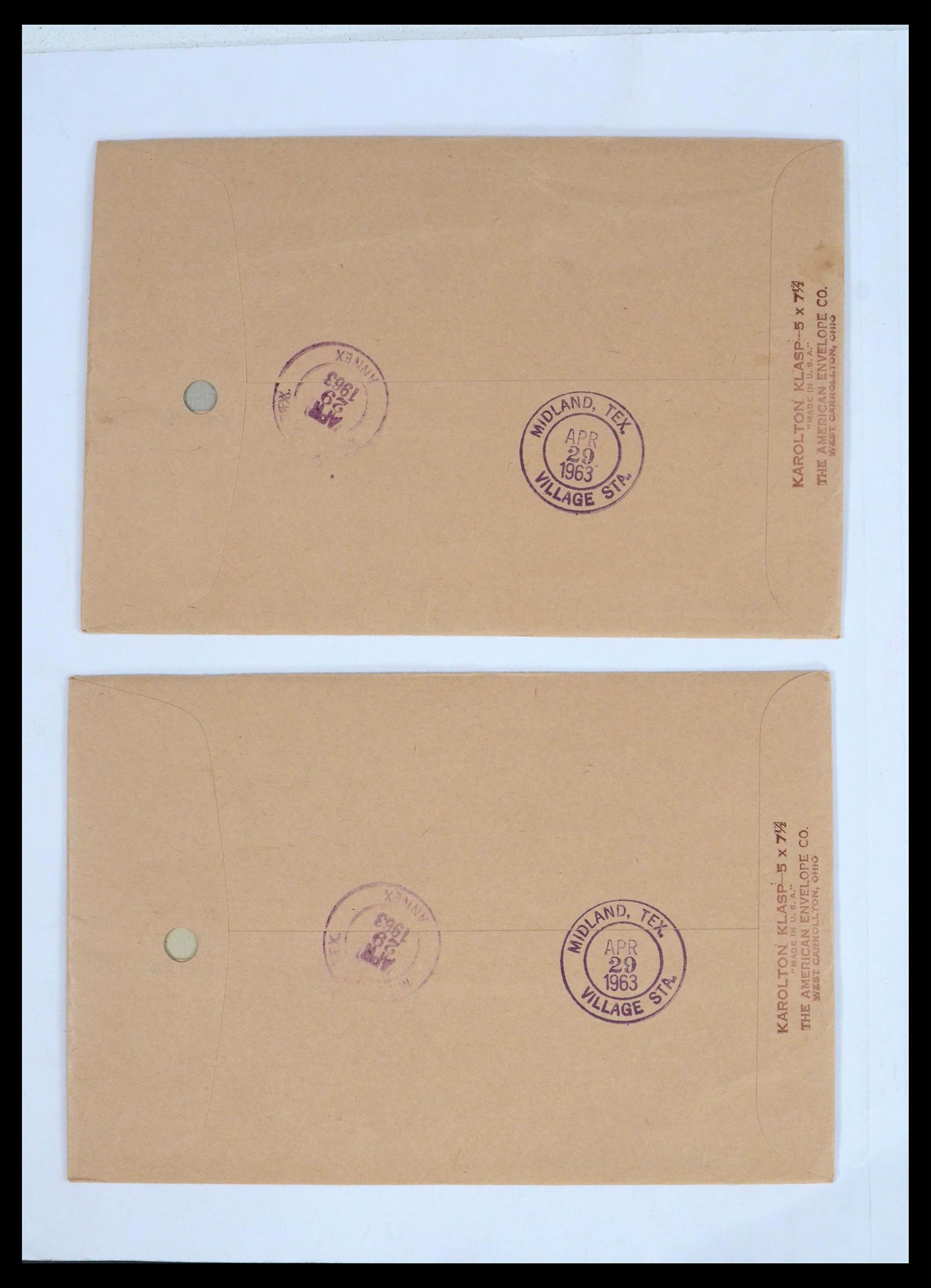 39622 0041 - Stamp collection 39622 Netherlands and territories covers 1852-1962.