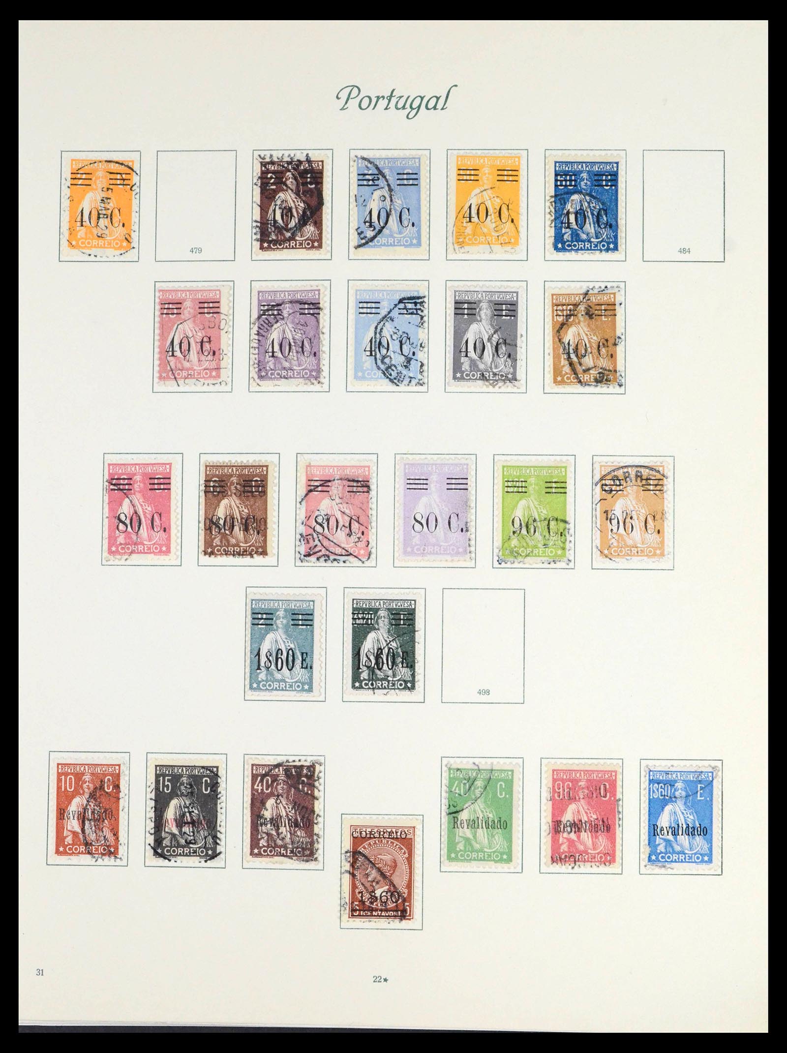 39629 0025 - Stamp collection 39629 Portugal 1853-1974.