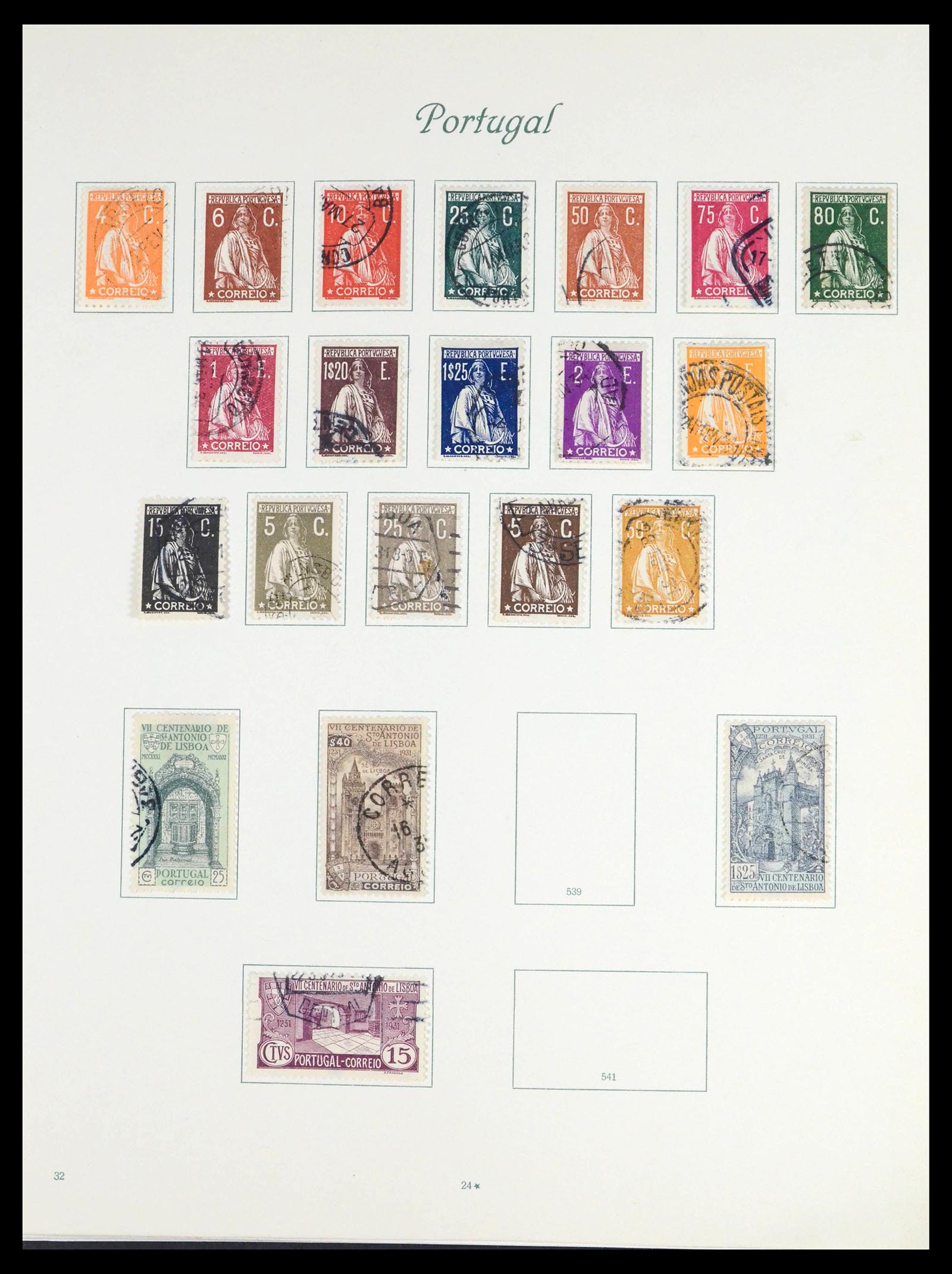 39629 0026 - Stamp collection 39629 Portugal 1853-1974.