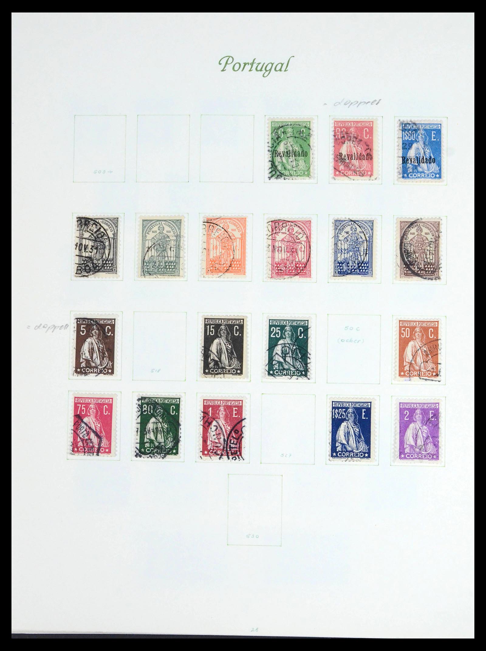 39629 0027 - Stamp collection 39629 Portugal 1853-1974.