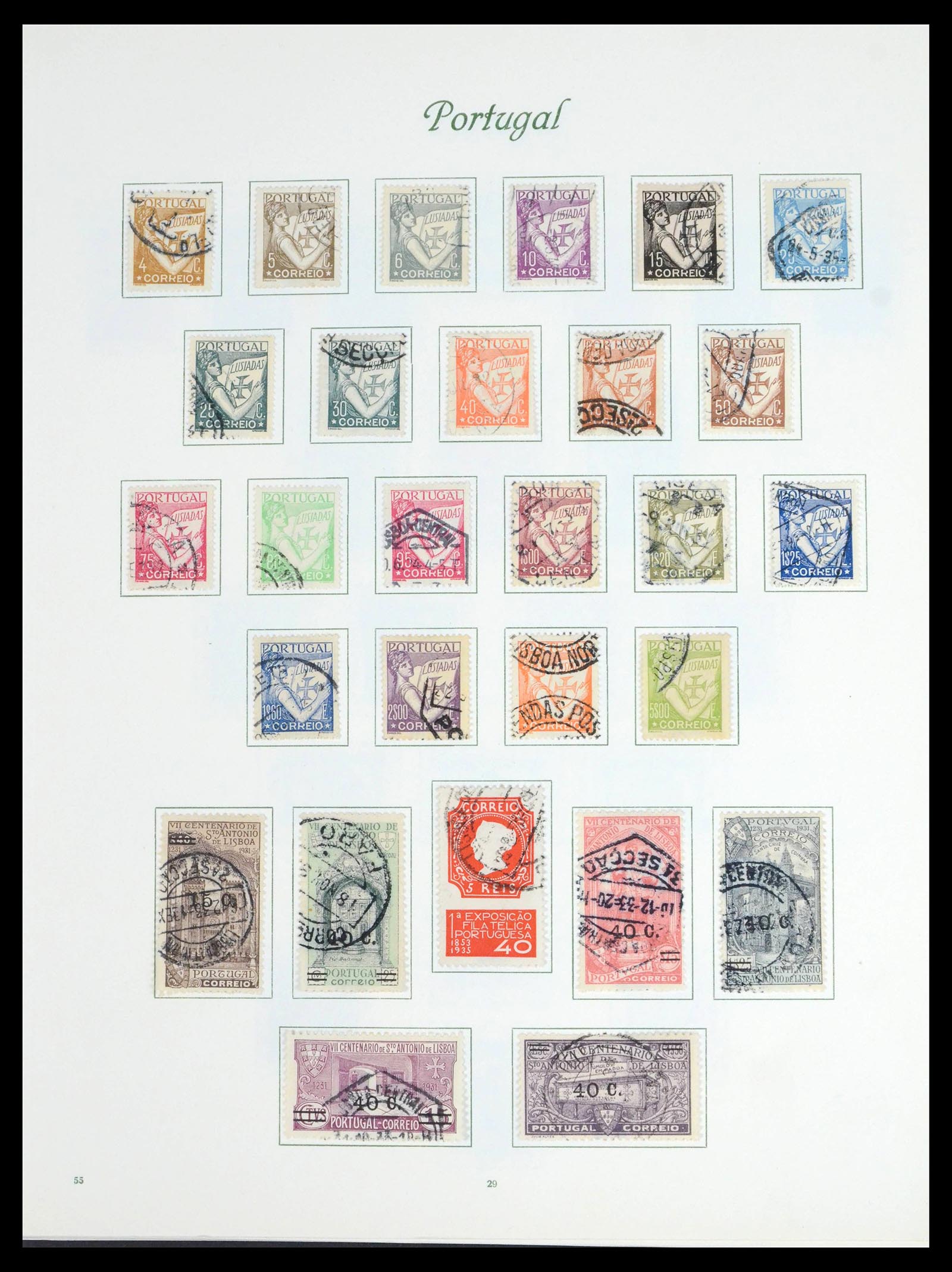 39629 0028 - Stamp collection 39629 Portugal 1853-1974.