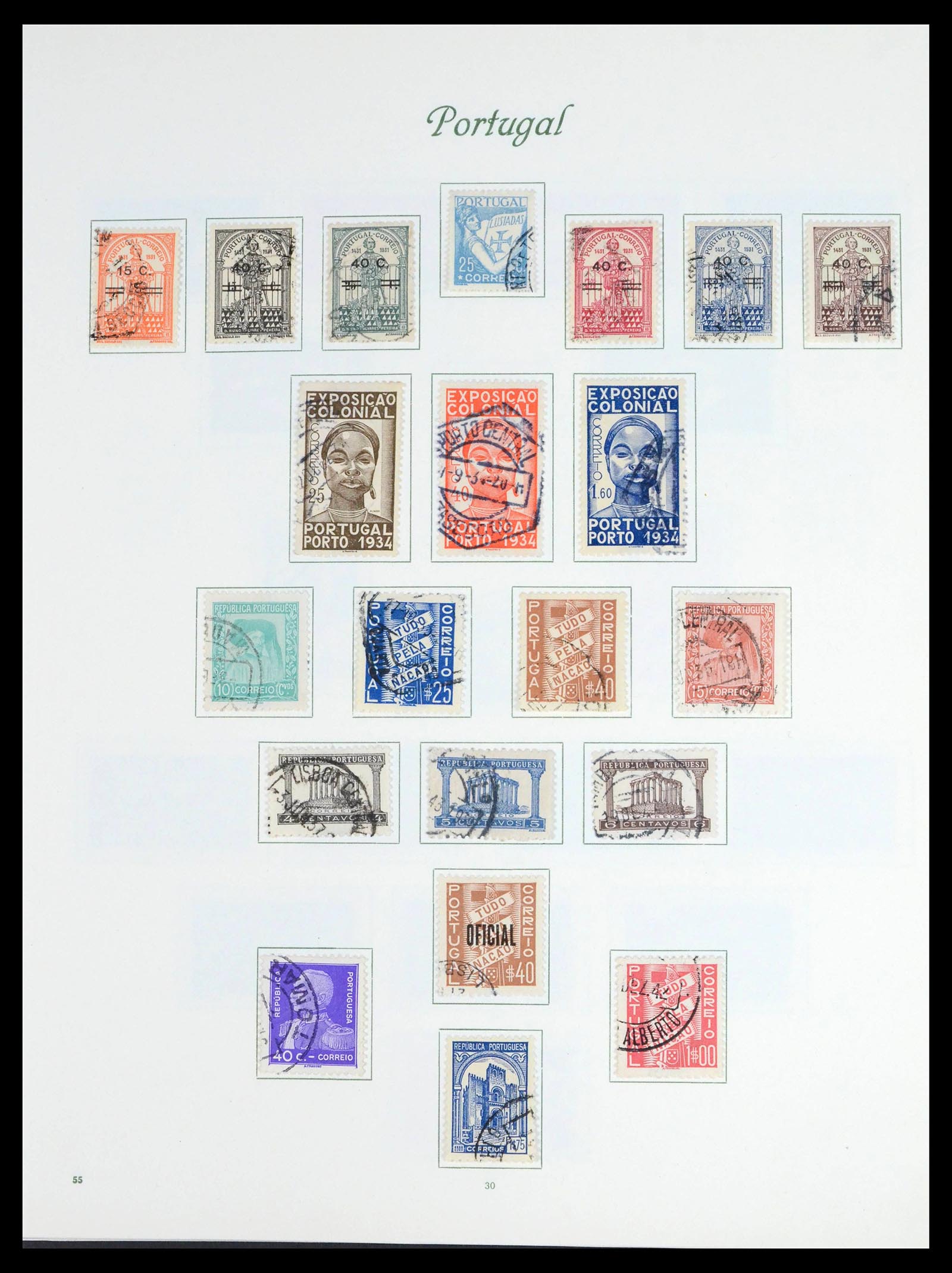 39629 0029 - Stamp collection 39629 Portugal 1853-1974.