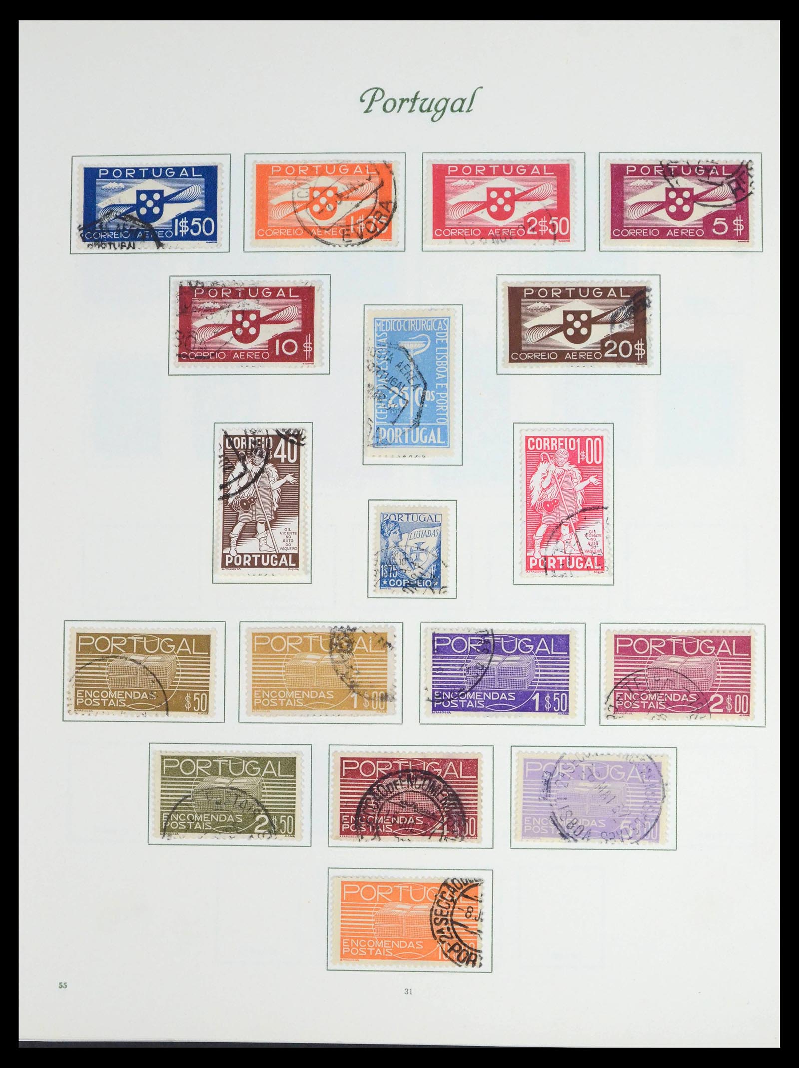 39629 0030 - Stamp collection 39629 Portugal 1853-1974.