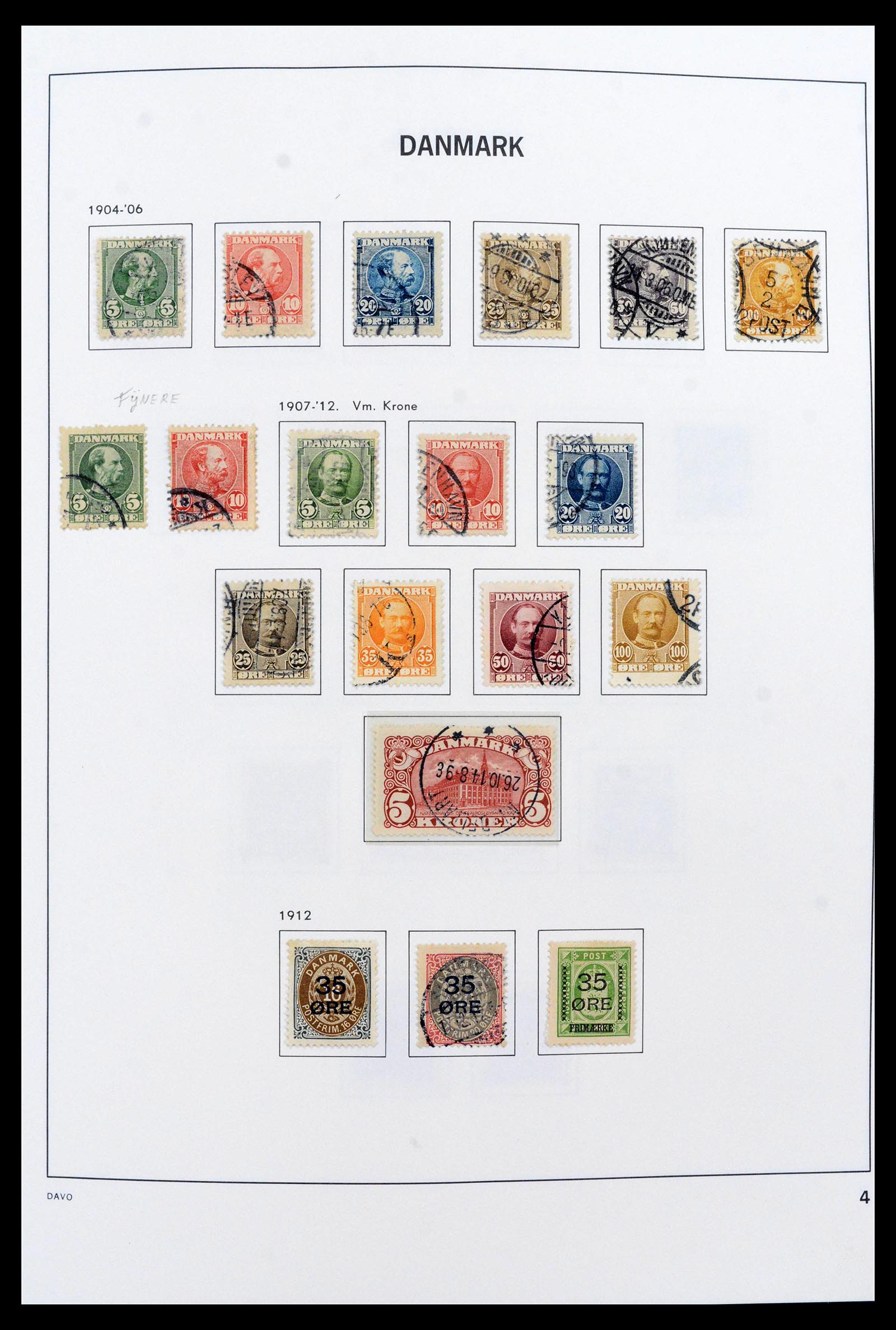 39632 0004 - Stamp collection 39632 Denmark 1851-2015.