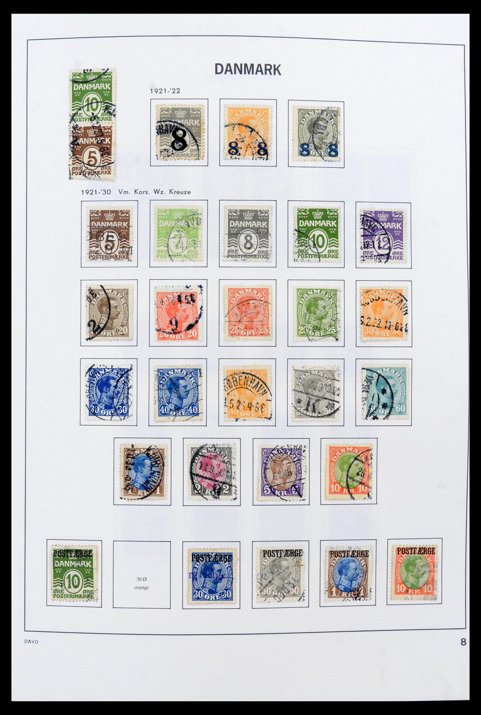 39632 0008 - Stamp collection 39632 Denmark 1851-2015.