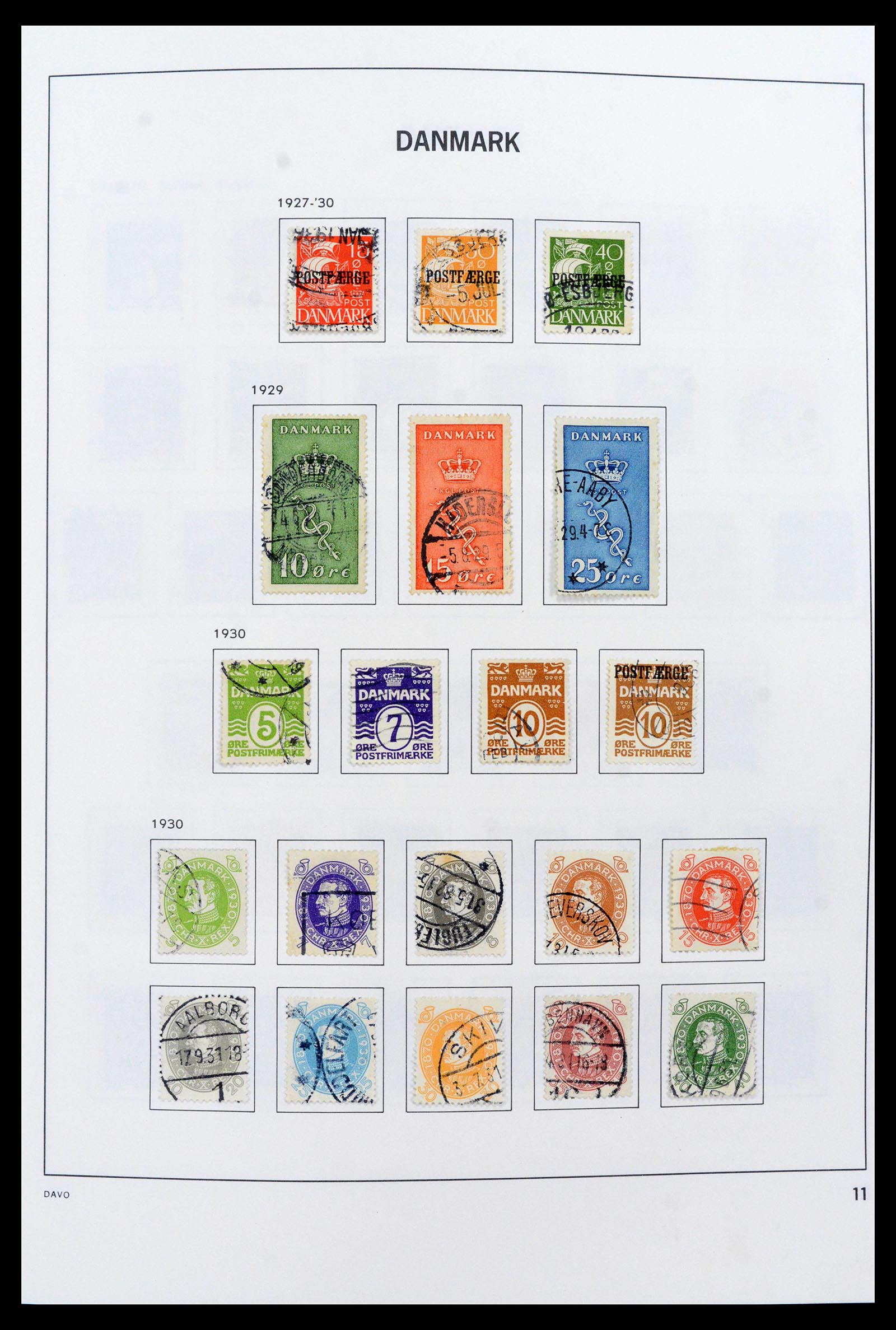 39632 0011 - Stamp collection 39632 Denmark 1851-2015.