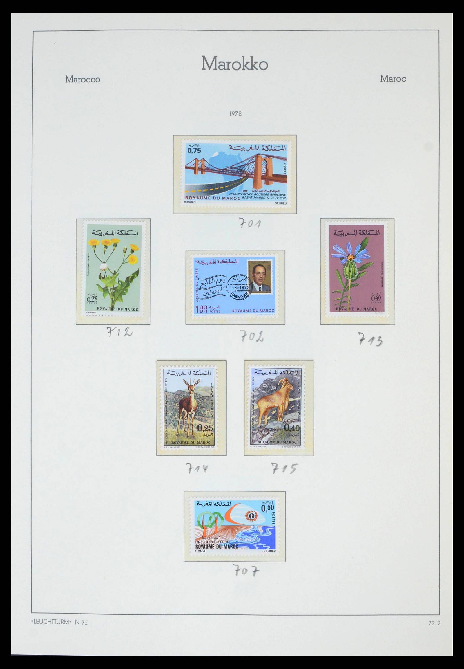 39636 0037 - Stamp collection 39636 Morocco 1956-1985.