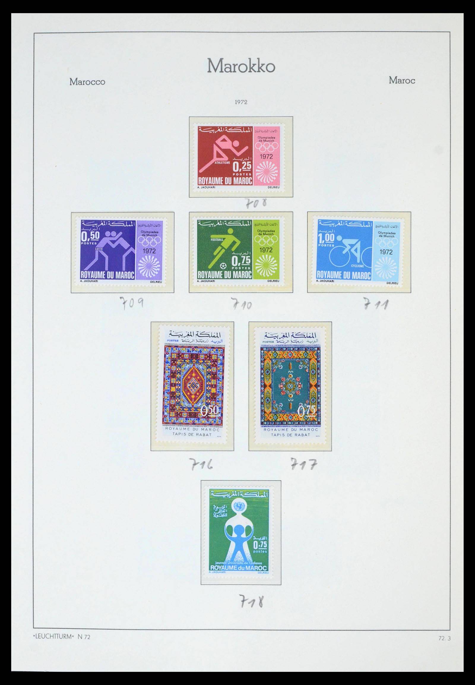 39636 0038 - Stamp collection 39636 Morocco 1956-1985.