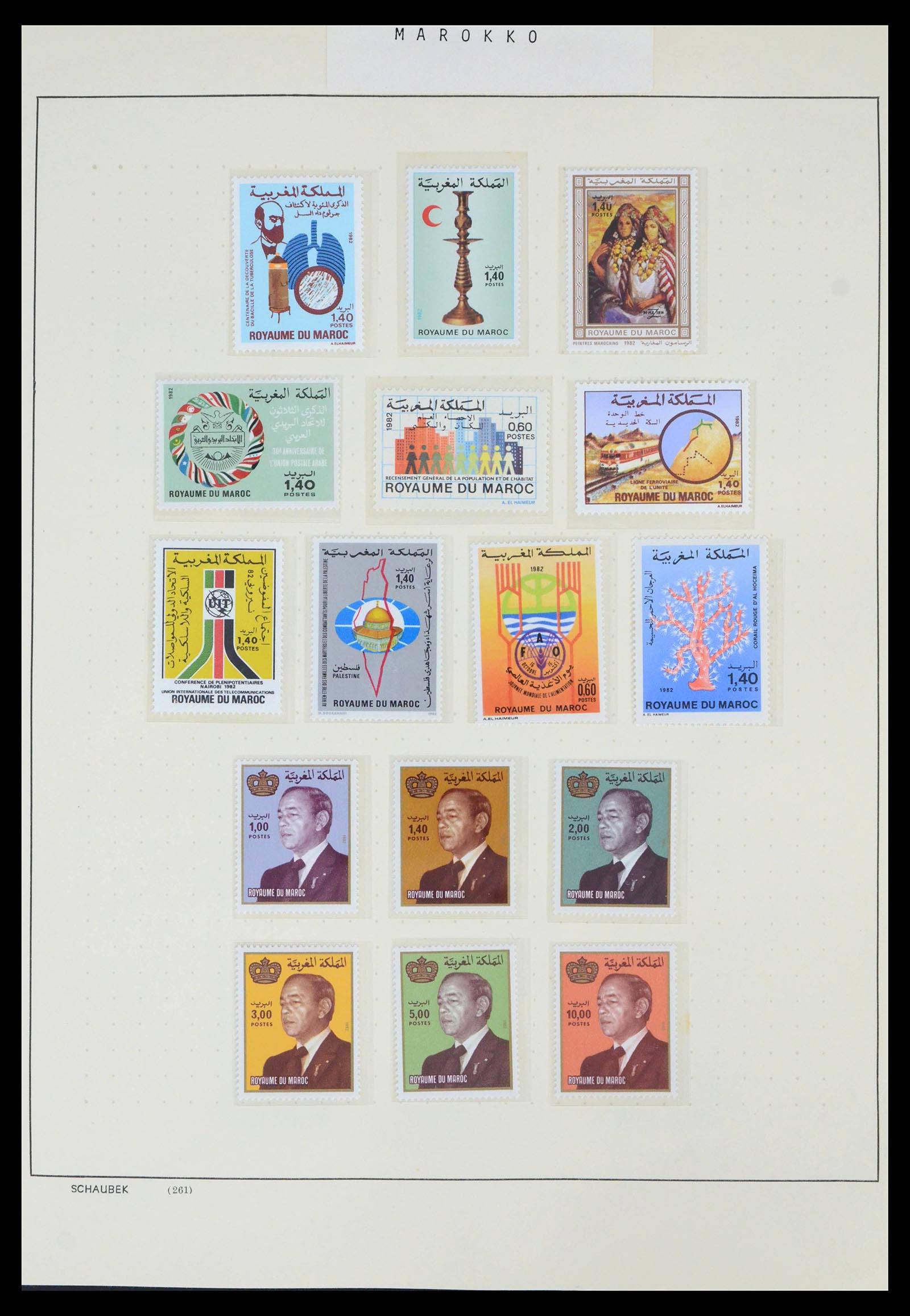 39636 0064 - Stamp collection 39636 Morocco 1956-1985.