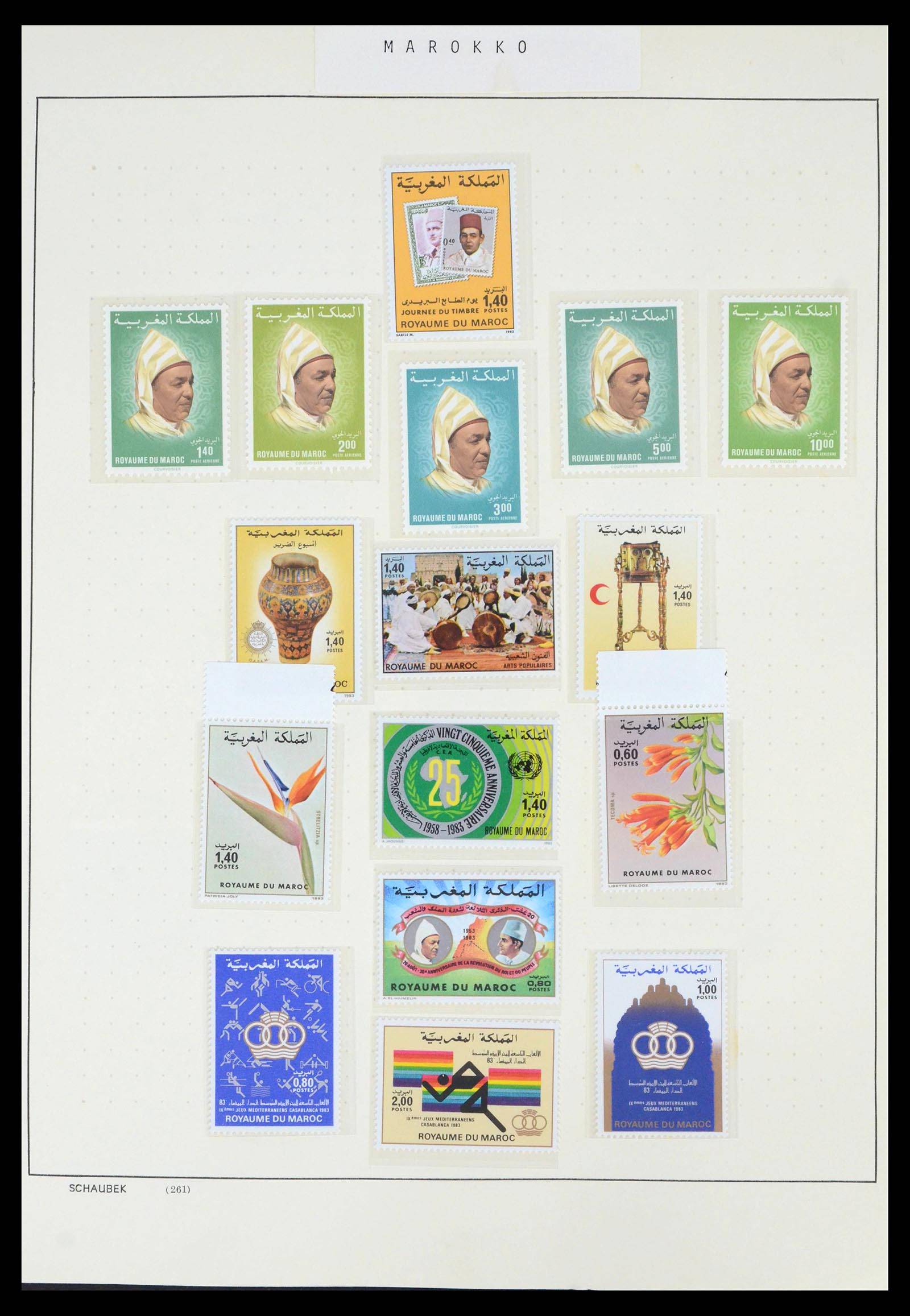 39636 0065 - Stamp collection 39636 Morocco 1956-1985.