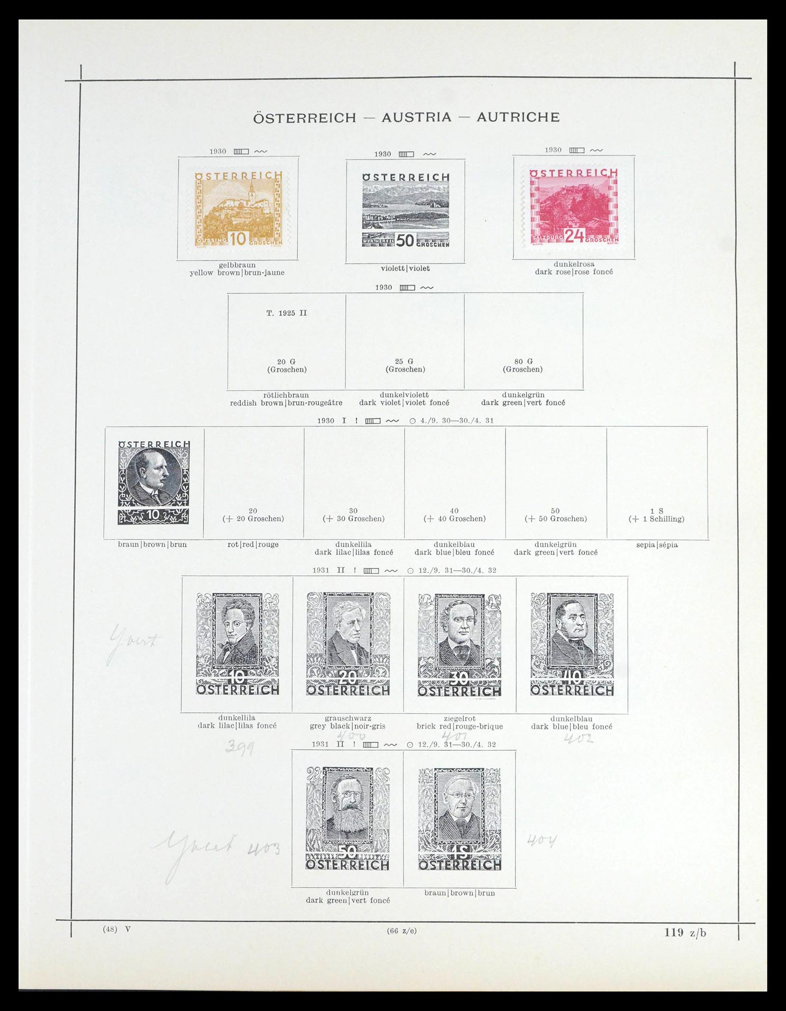 39637 0023 - Postzegelverzameling 39637 Oostenrijk 1850-1930.