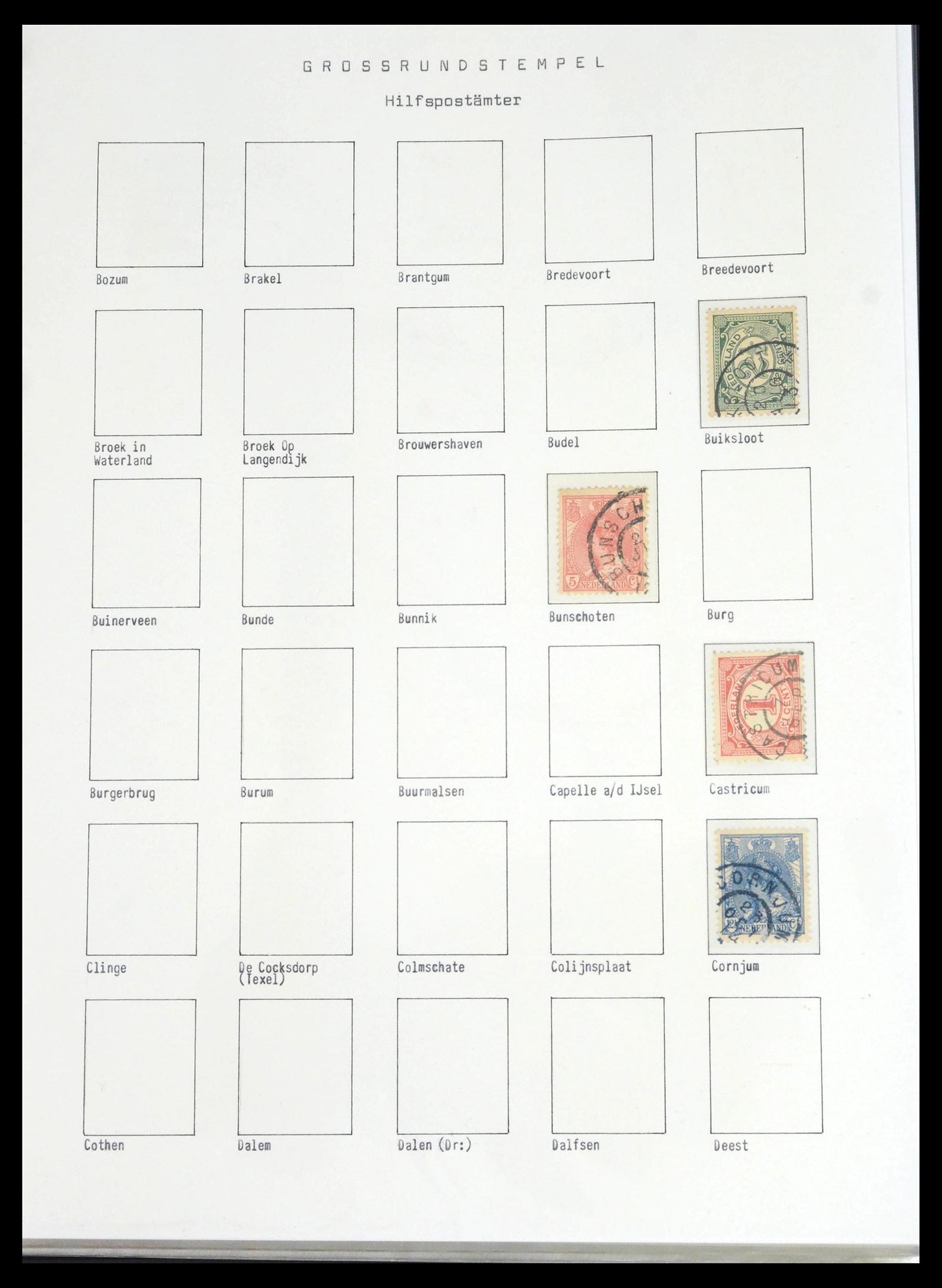 39648 0065 - Stamp collection 39648 Netherlands cancels 1872-1936.