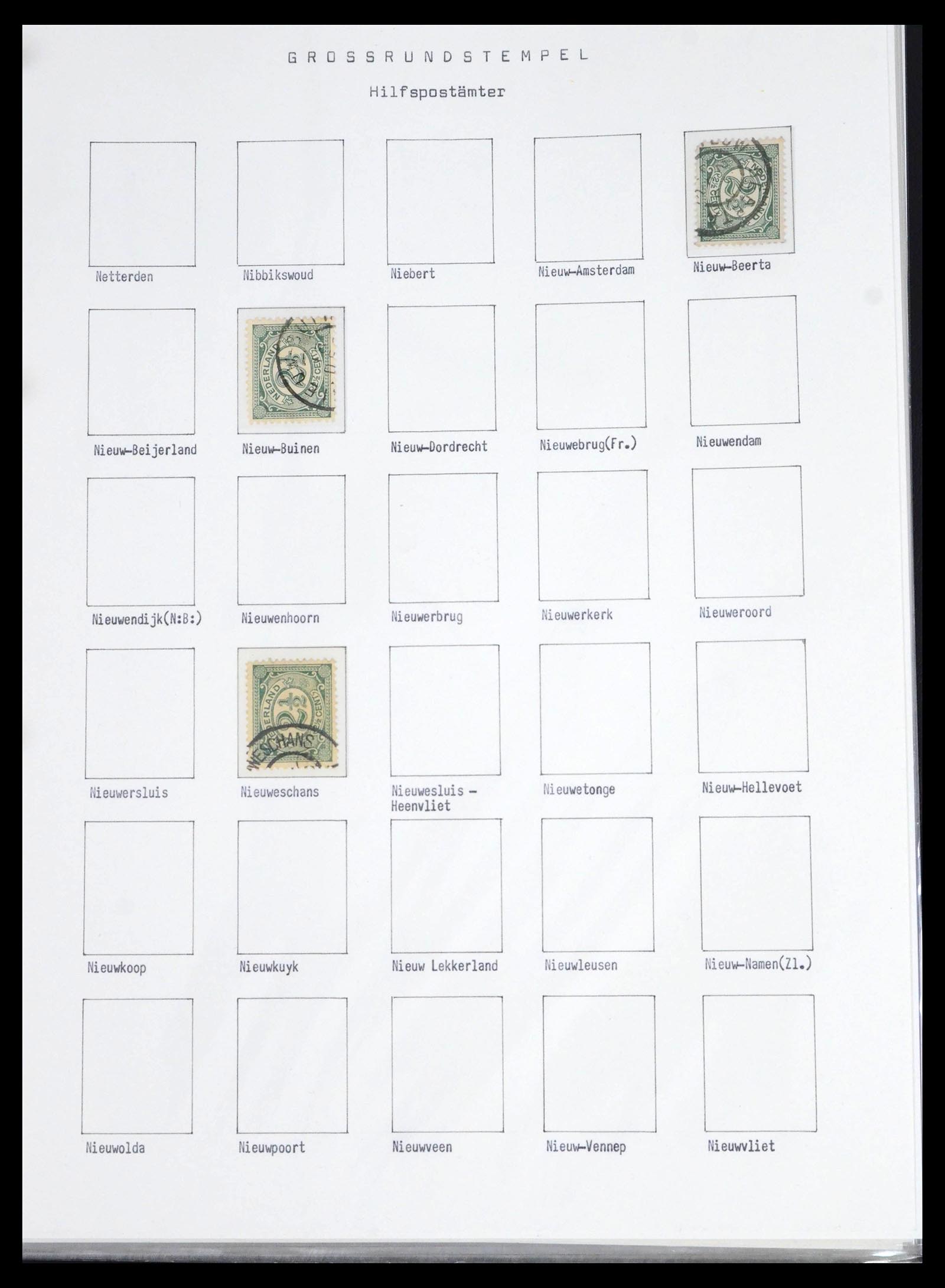 39648 0078 - Stamp collection 39648 Netherlands cancels 1872-1936.