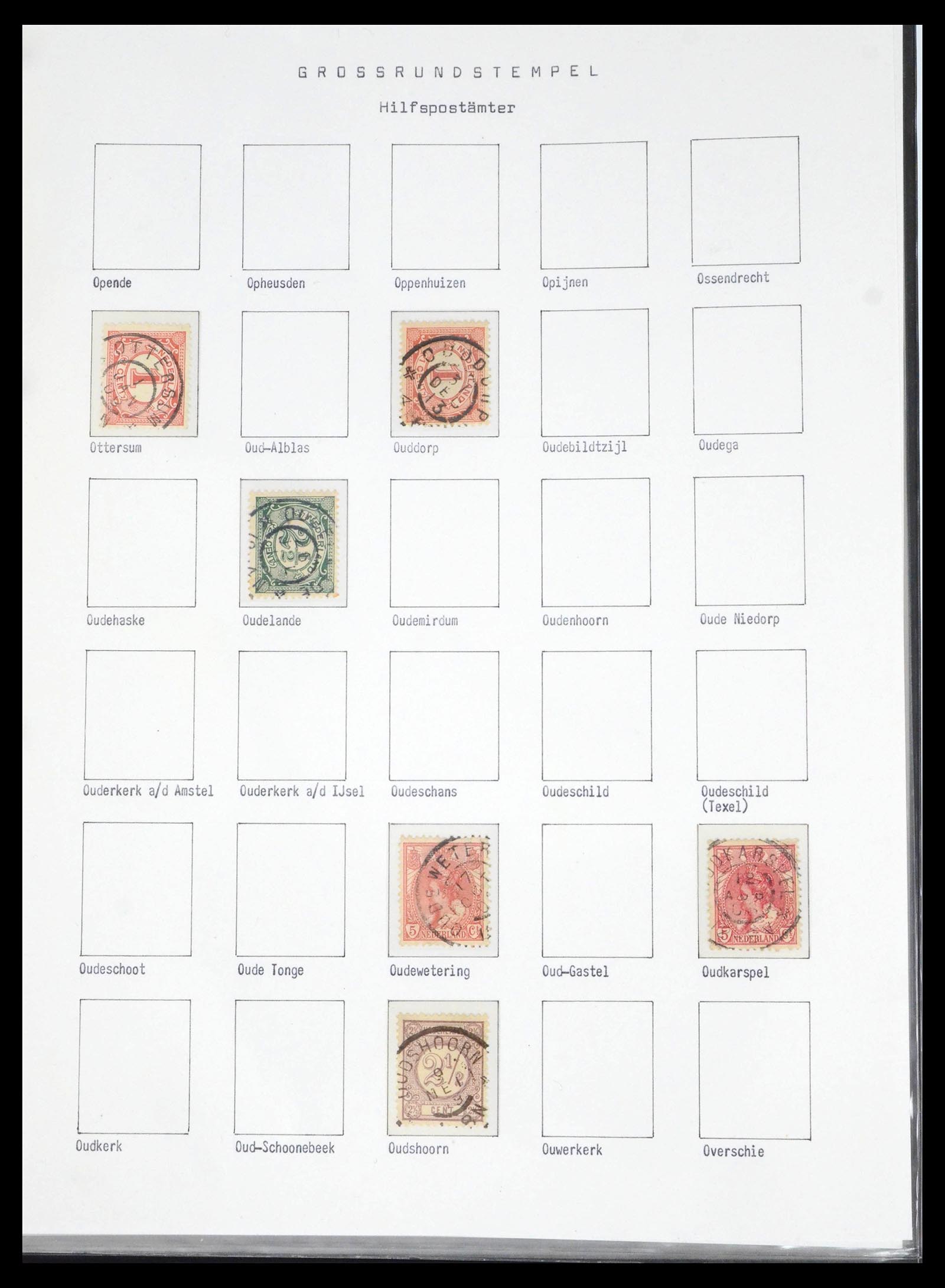 39648 0081 - Stamp collection 39648 Netherlands cancels 1872-1936.