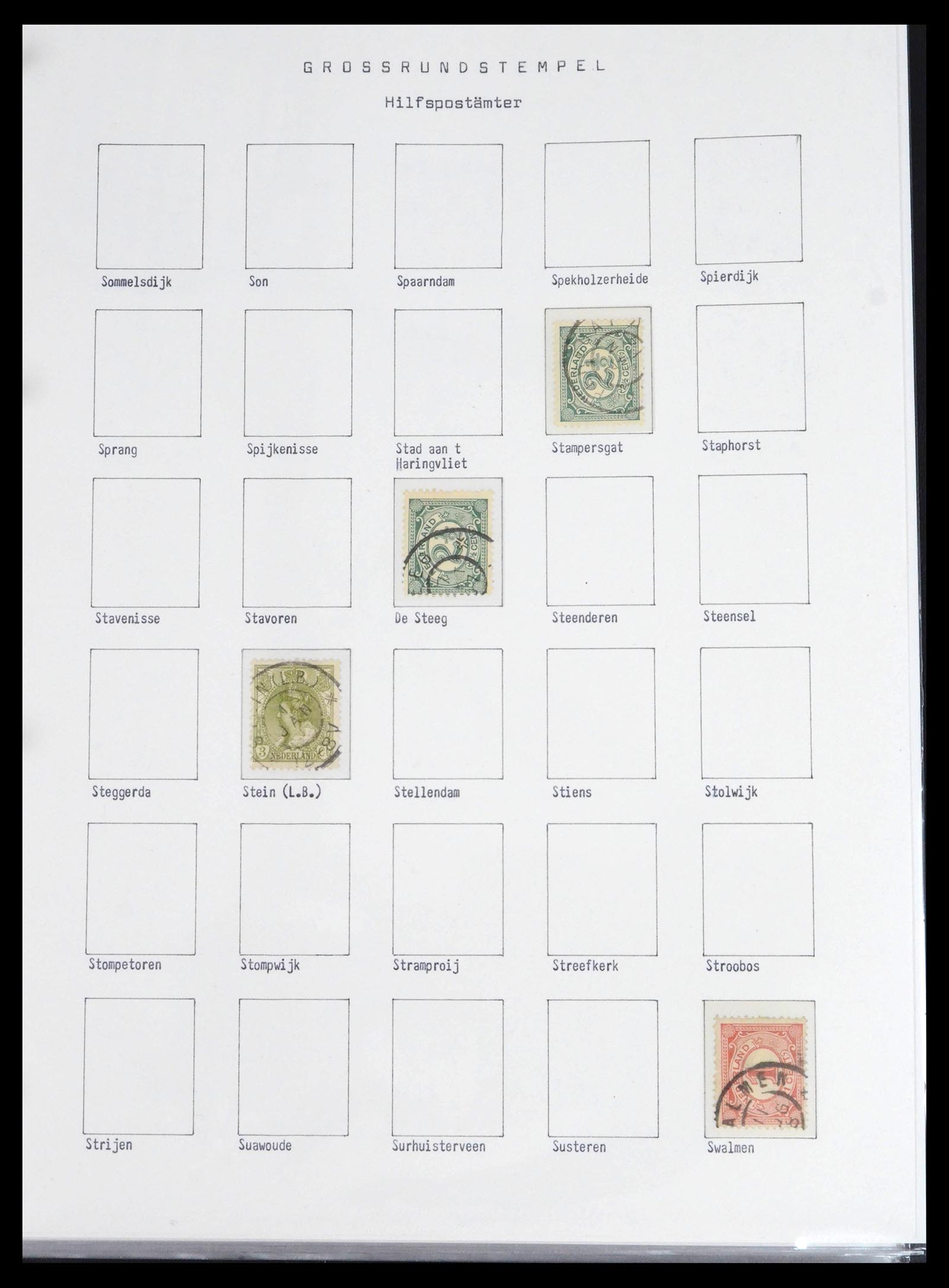 39648 0086 - Stamp collection 39648 Netherlands cancels 1872-1936.