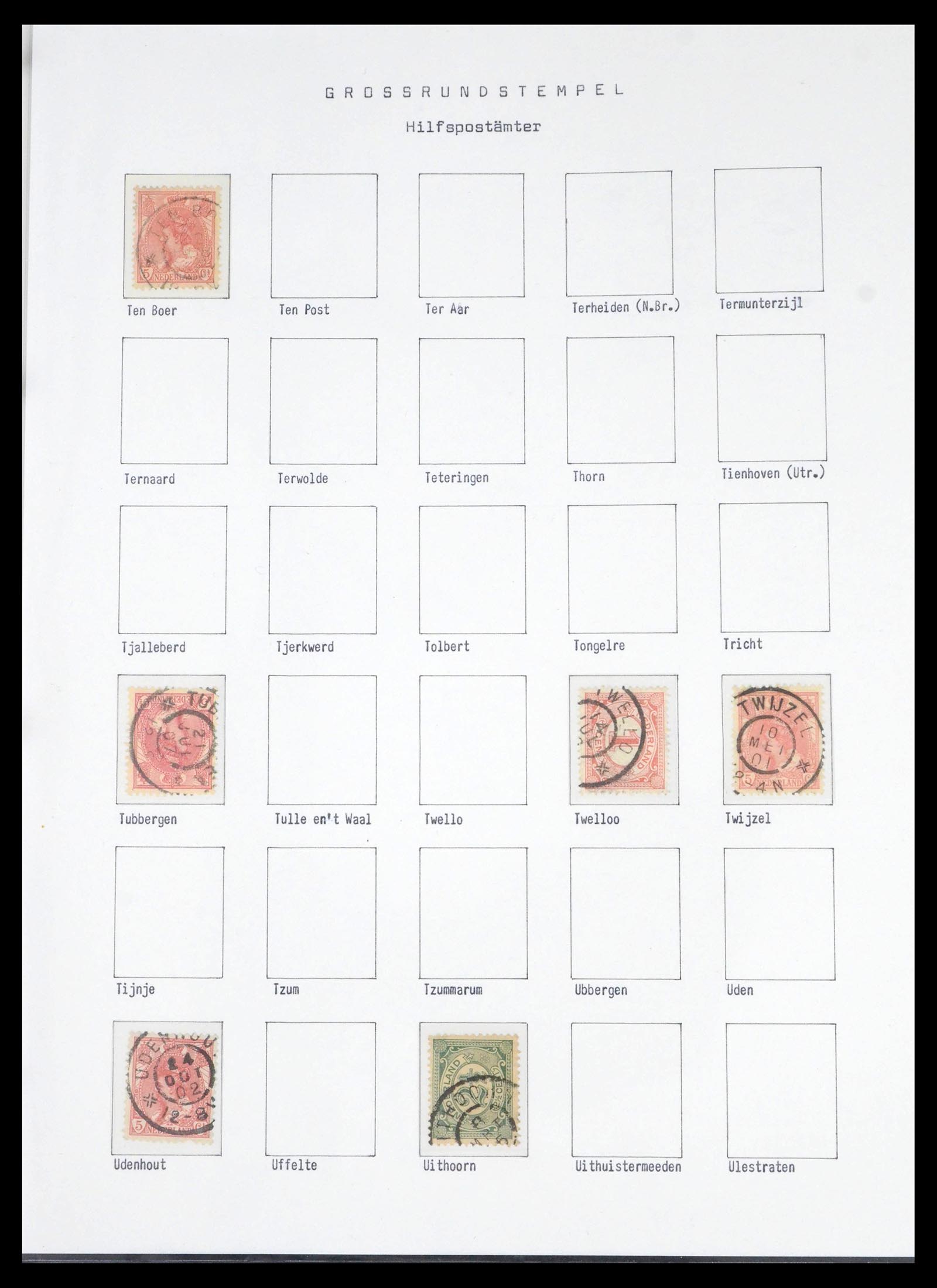 39648 0087 - Stamp collection 39648 Netherlands cancels 1872-1936.