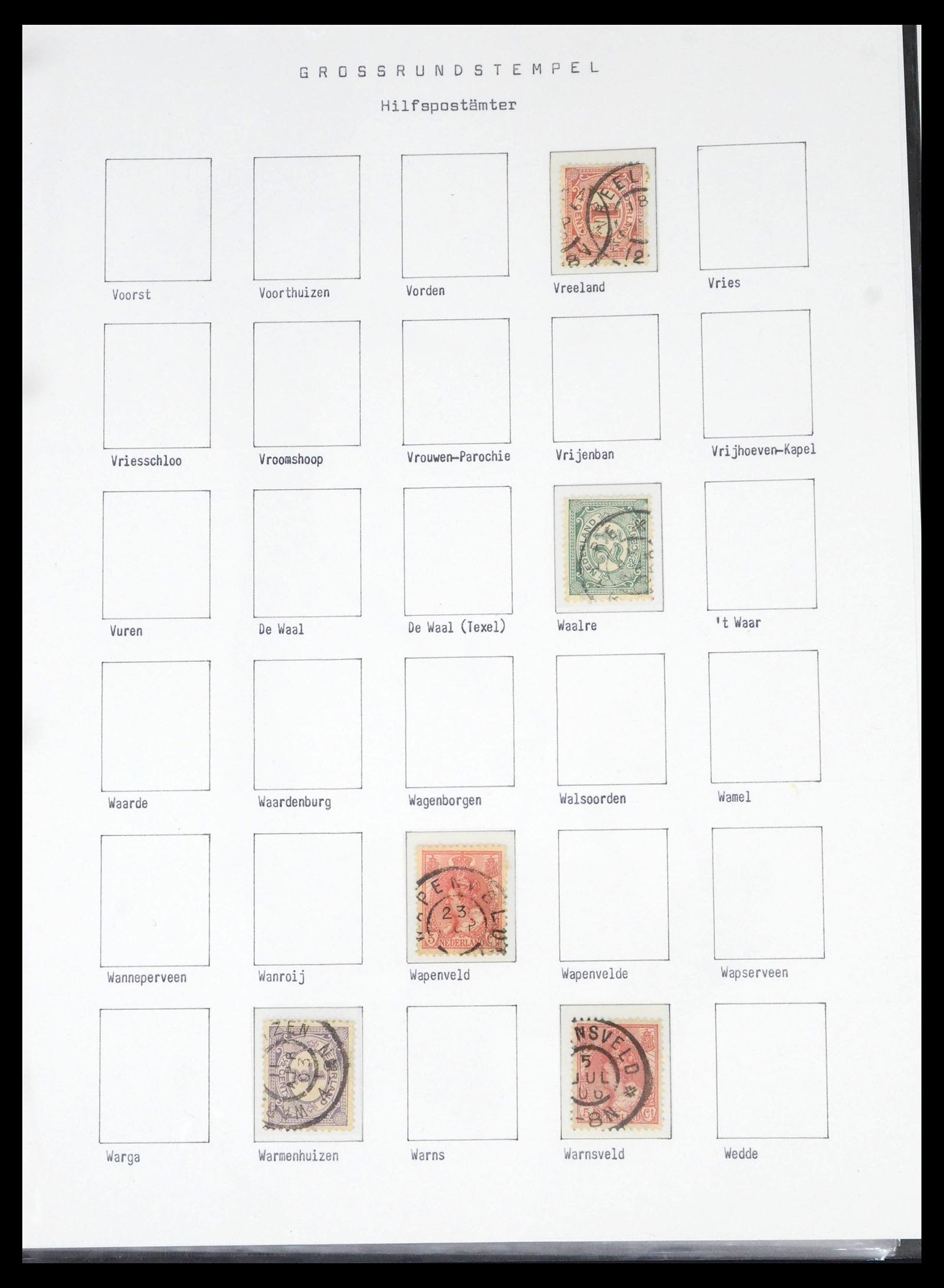 39648 0089 - Stamp collection 39648 Netherlands cancels 1872-1936.