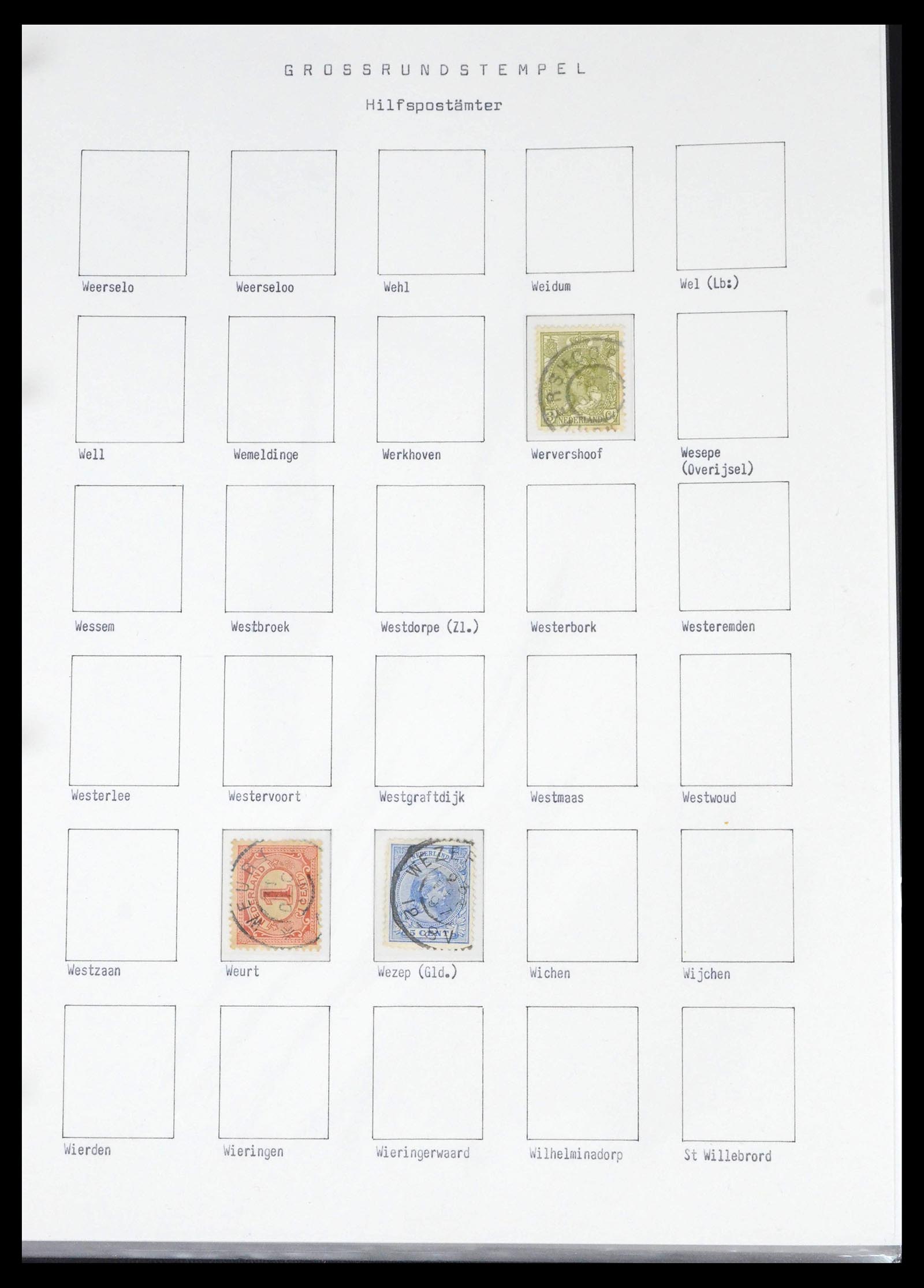 39648 0090 - Stamp collection 39648 Netherlands cancels 1872-1936.