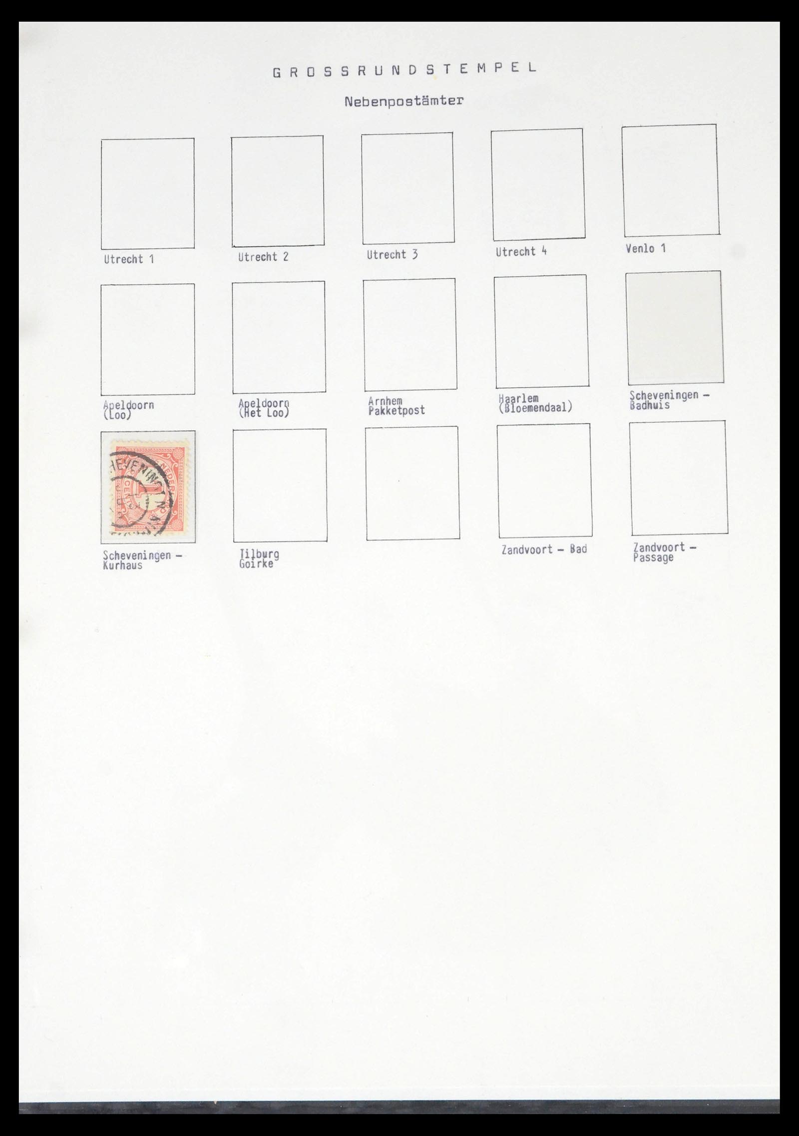 39648 0094 - Stamp collection 39648 Netherlands cancels 1872-1936.