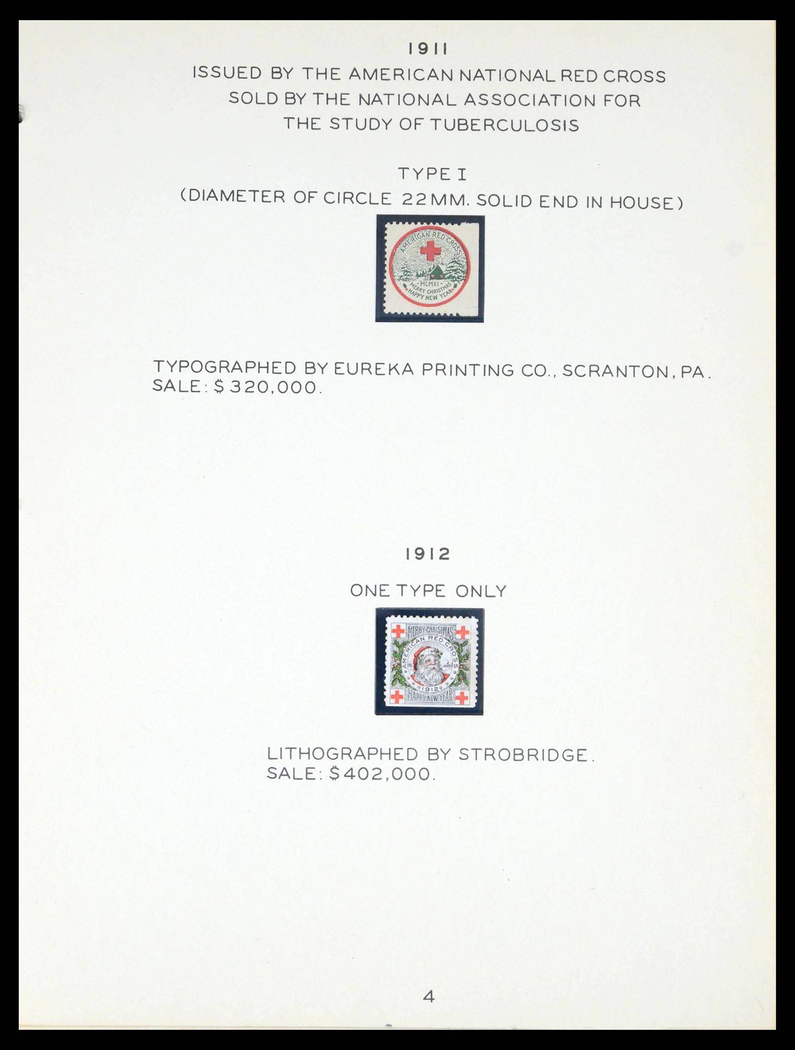 39650 0007 - Stamp collection 39650 USA and Canada Christmas Seals 1907-1972.