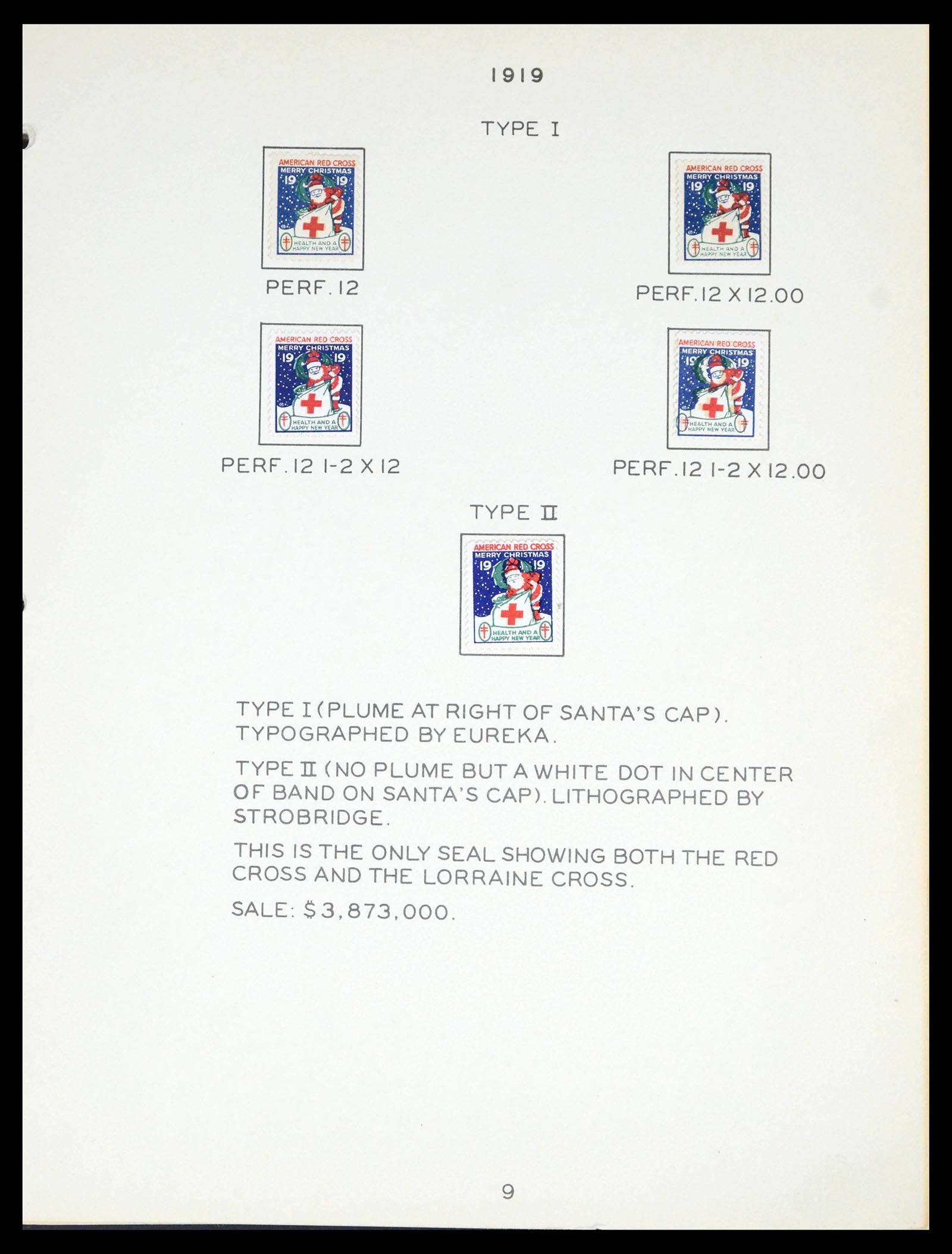 39650 0014 - Stamp collection 39650 USA and Canada Christmas Seals 1907-1972.