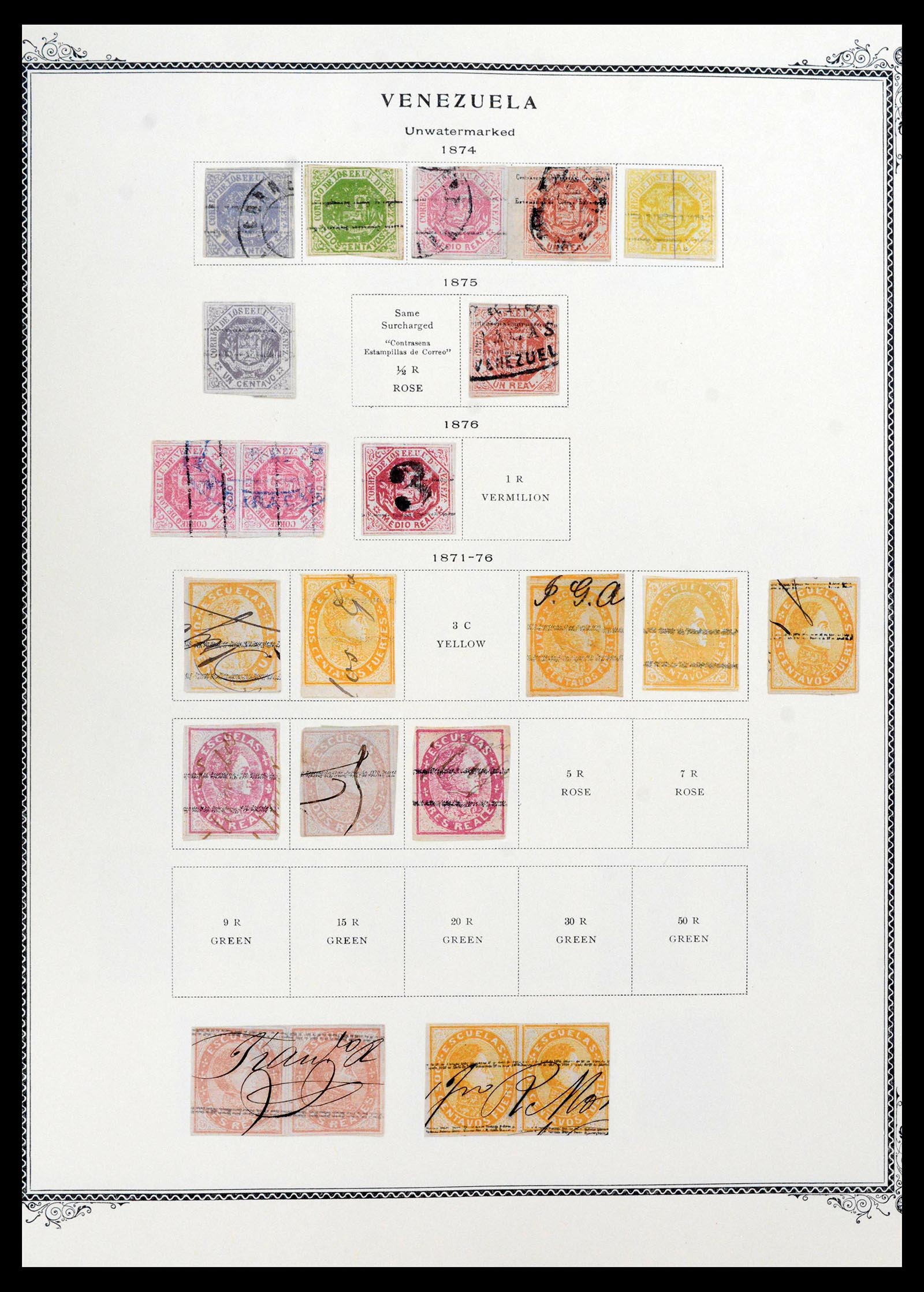 39662 0002 - Stamp collection 39662 Venezuela 1859-1954.