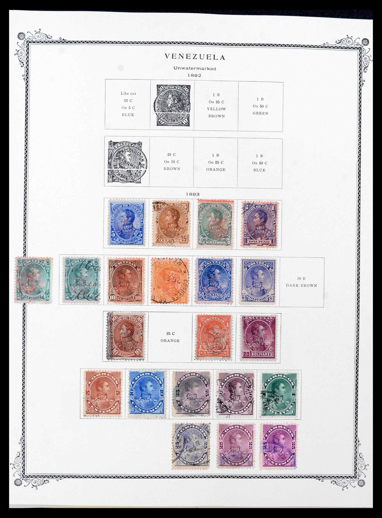 39662 0005 - Stamp collection 39662 Venezuela 1859-1954.