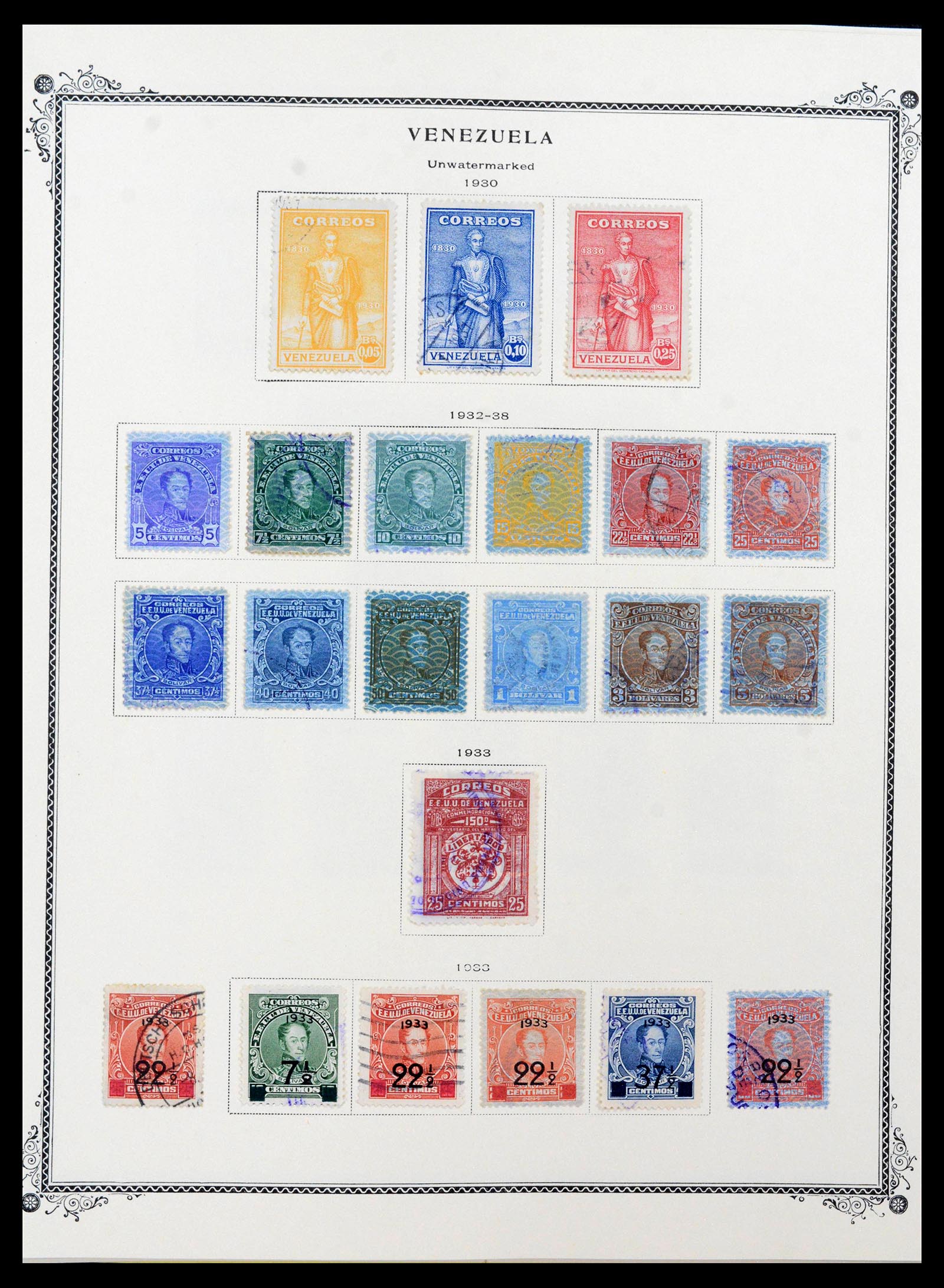 39662 0010 - Stamp collection 39662 Venezuela 1859-1954.