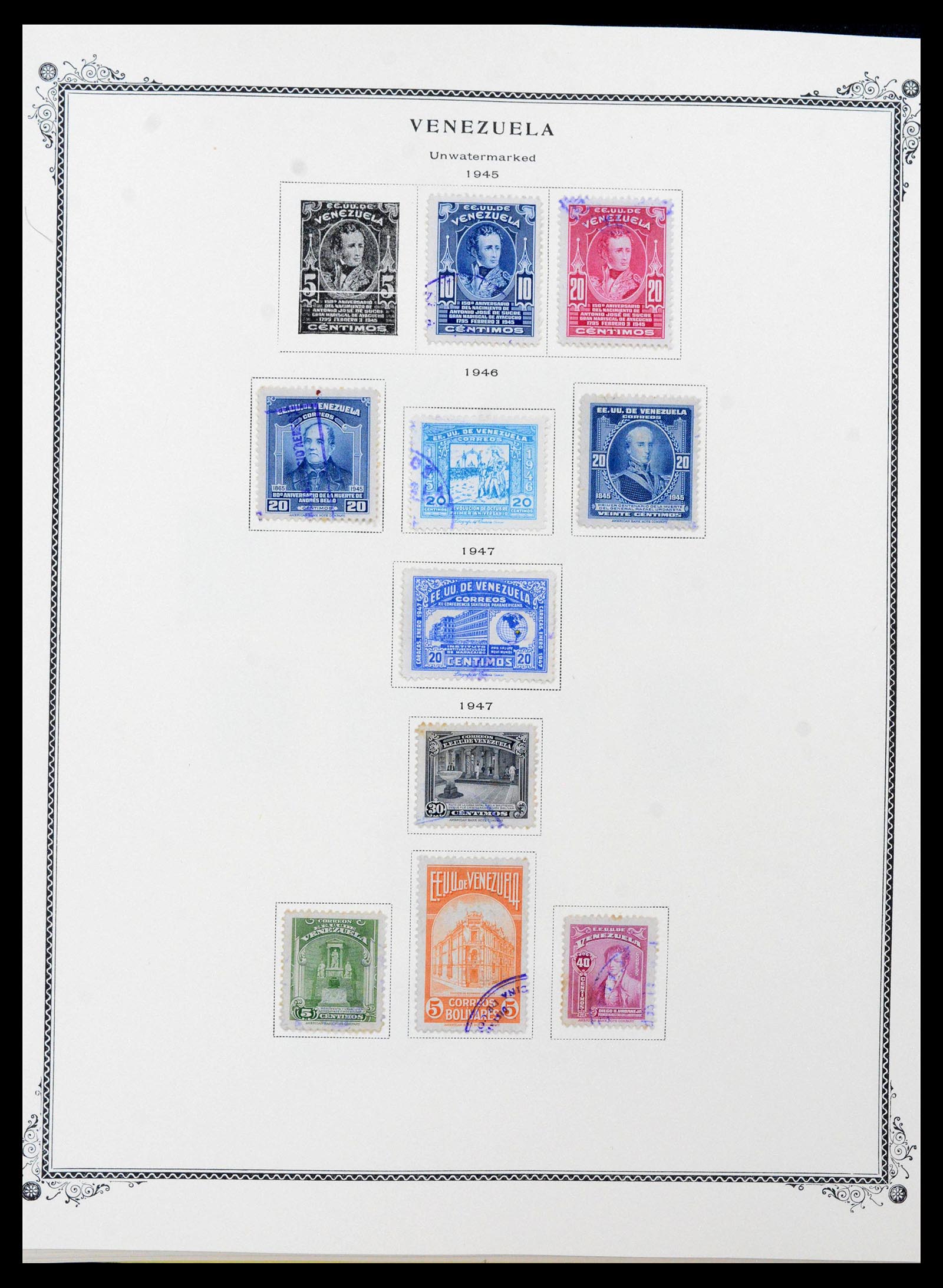 39662 0017 - Stamp collection 39662 Venezuela 1859-1954.