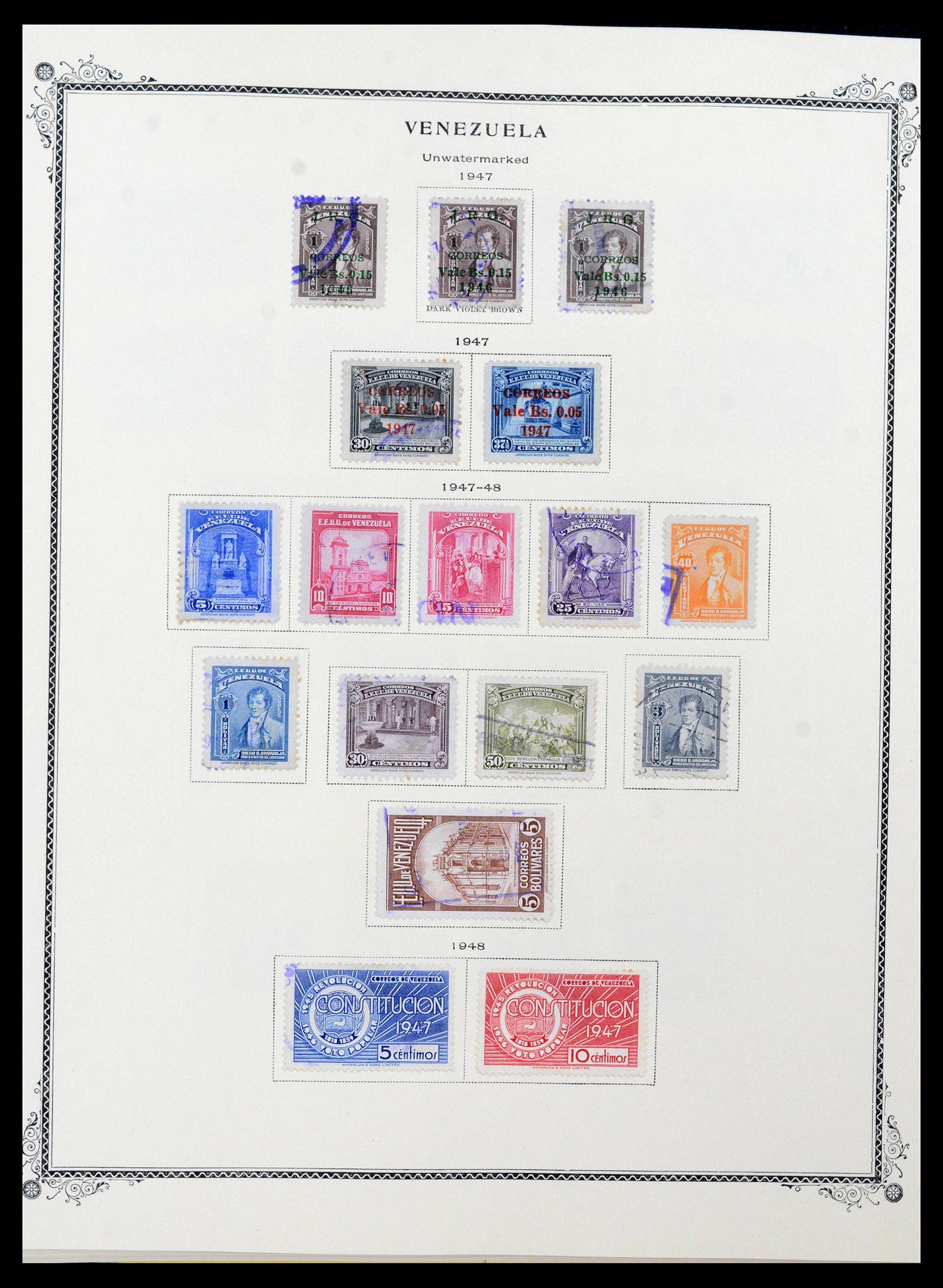 39662 0018 - Stamp collection 39662 Venezuela 1859-1954.