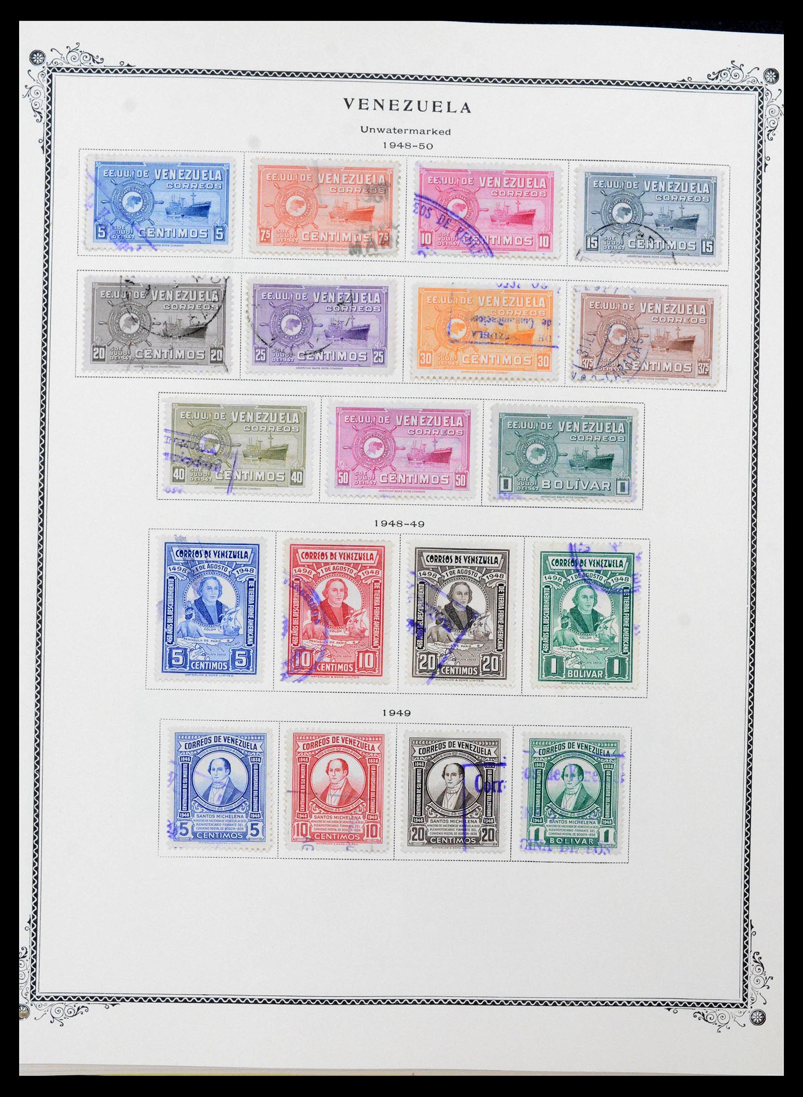 39662 0019 - Stamp collection 39662 Venezuela 1859-1954.