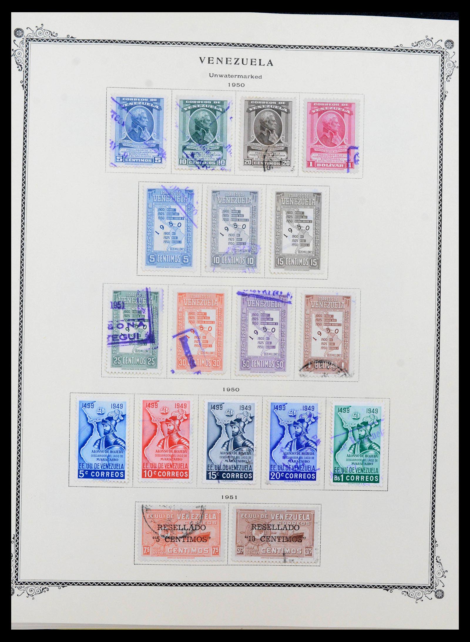 39662 0020 - Stamp collection 39662 Venezuela 1859-1954.