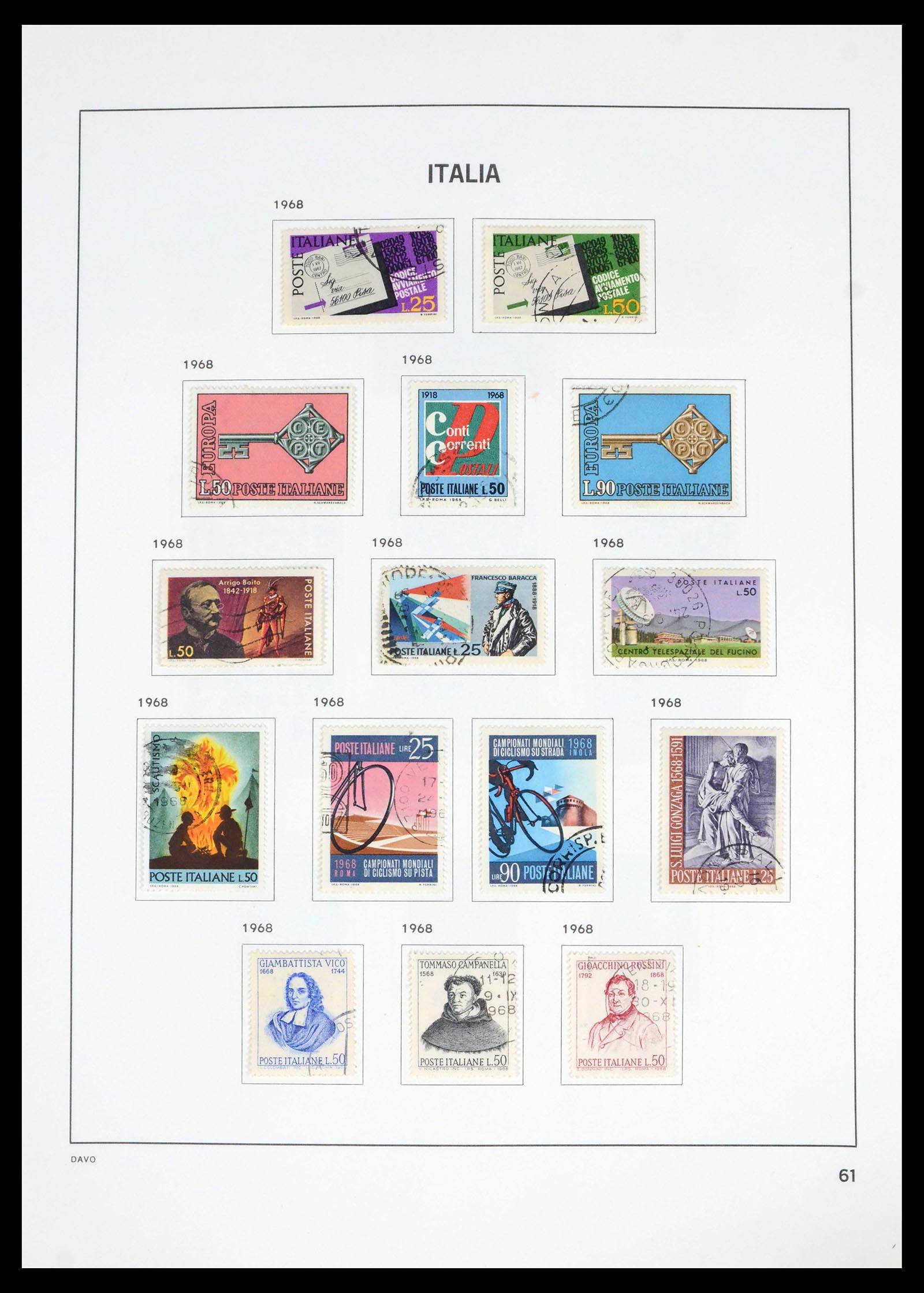 39666 0061 - Stamp collection 39666 Italy 1862-2013.