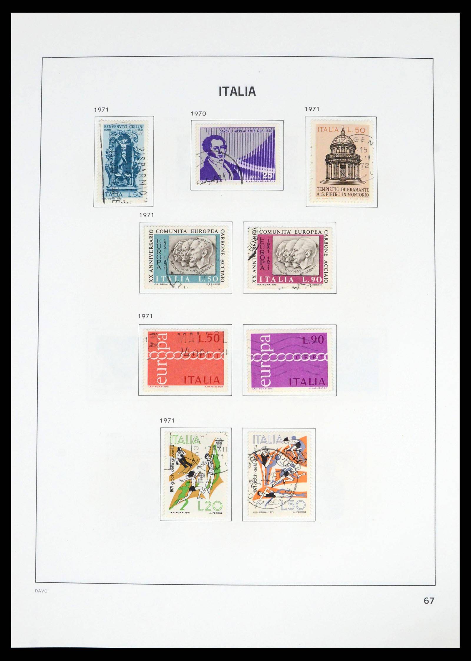 39666 0067 - Stamp collection 39666 Italy 1862-2013.