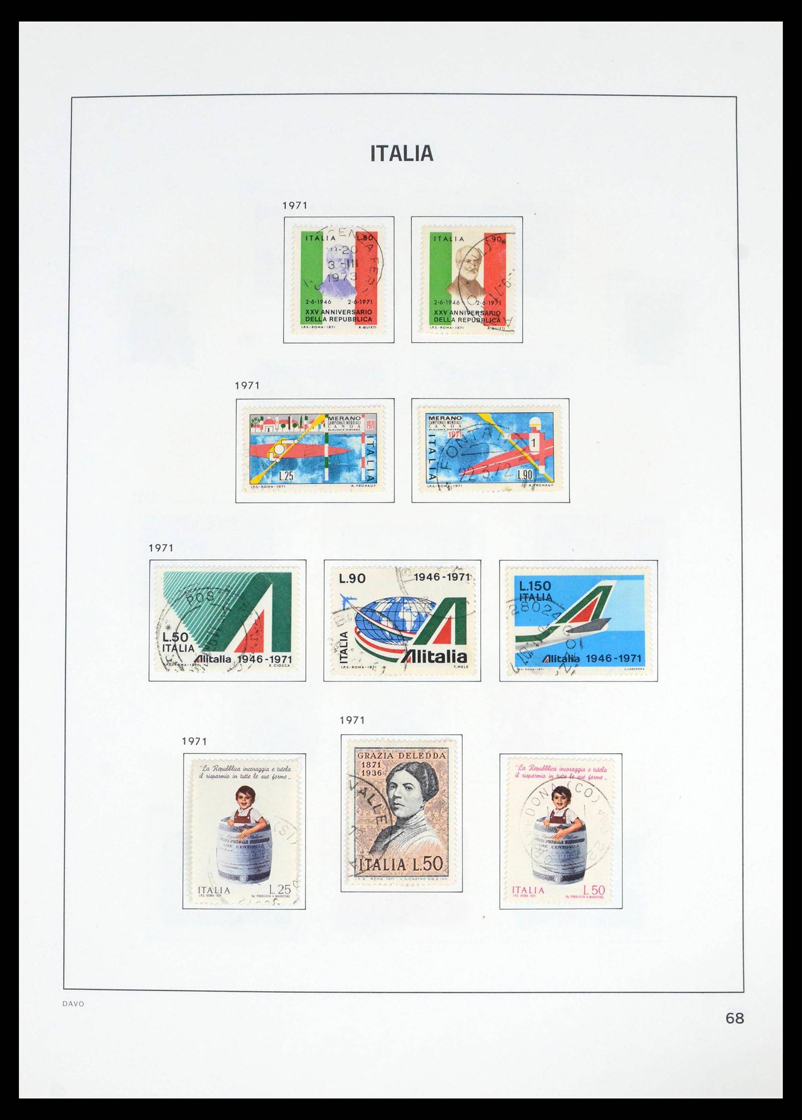 39666 0068 - Stamp collection 39666 Italy 1862-2013.