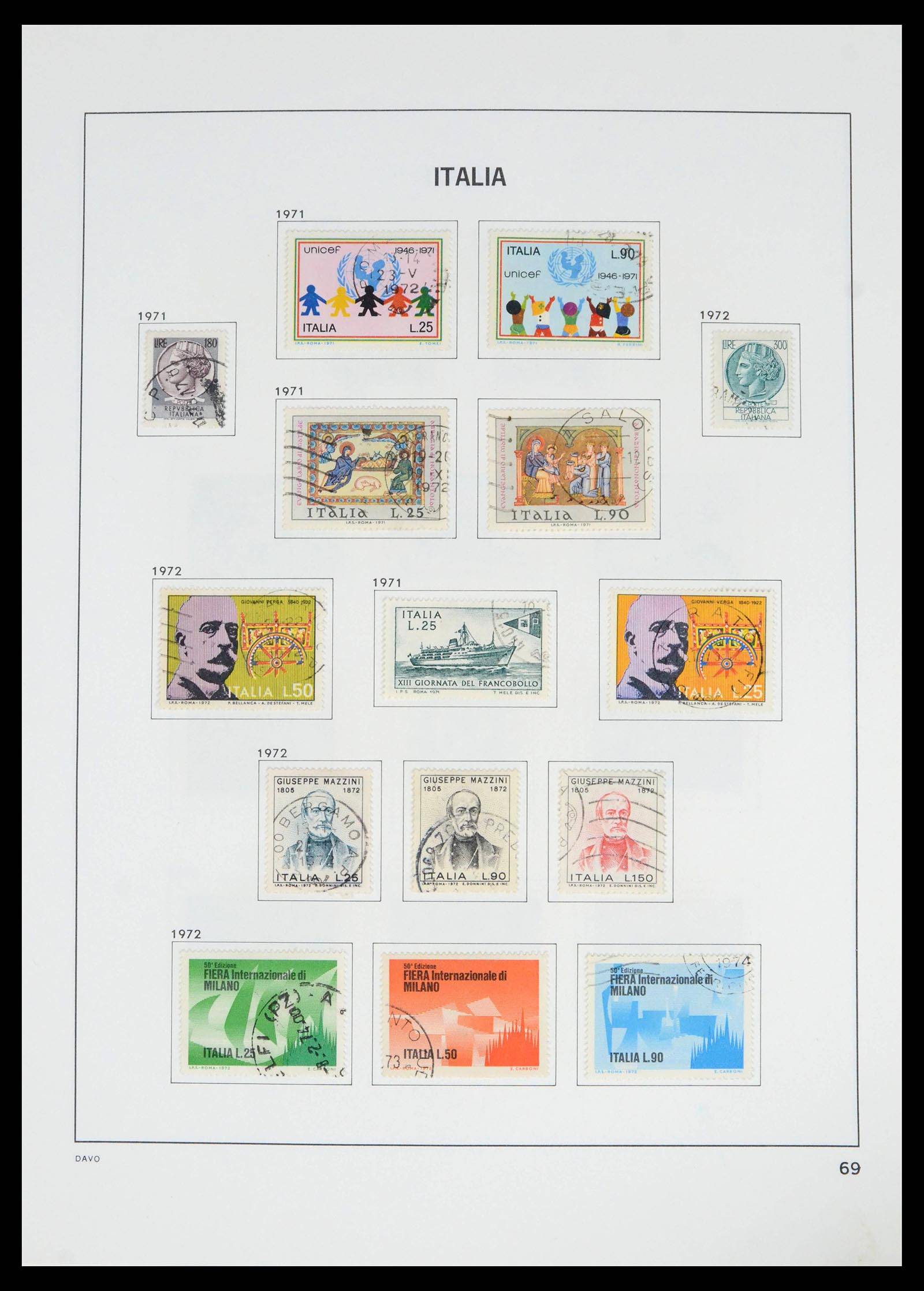 39666 0069 - Stamp collection 39666 Italy 1862-2013.