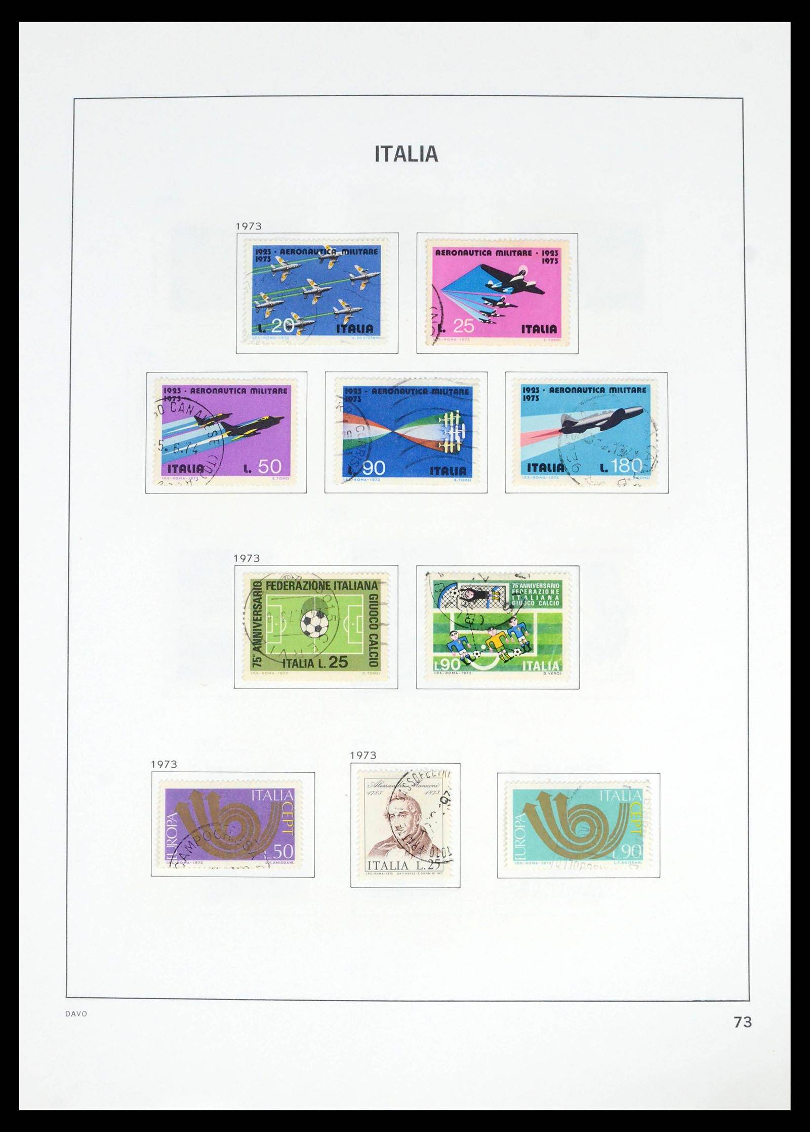 39666 0073 - Stamp collection 39666 Italy 1862-2013.