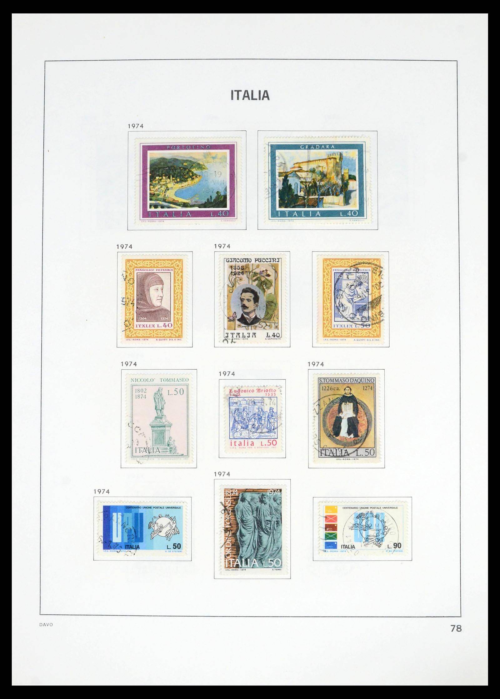 39666 0078 - Stamp collection 39666 Italy 1862-2013.