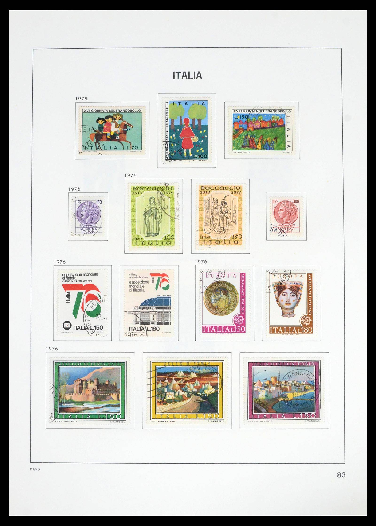 39666 0083 - Stamp collection 39666 Italy 1862-2013.