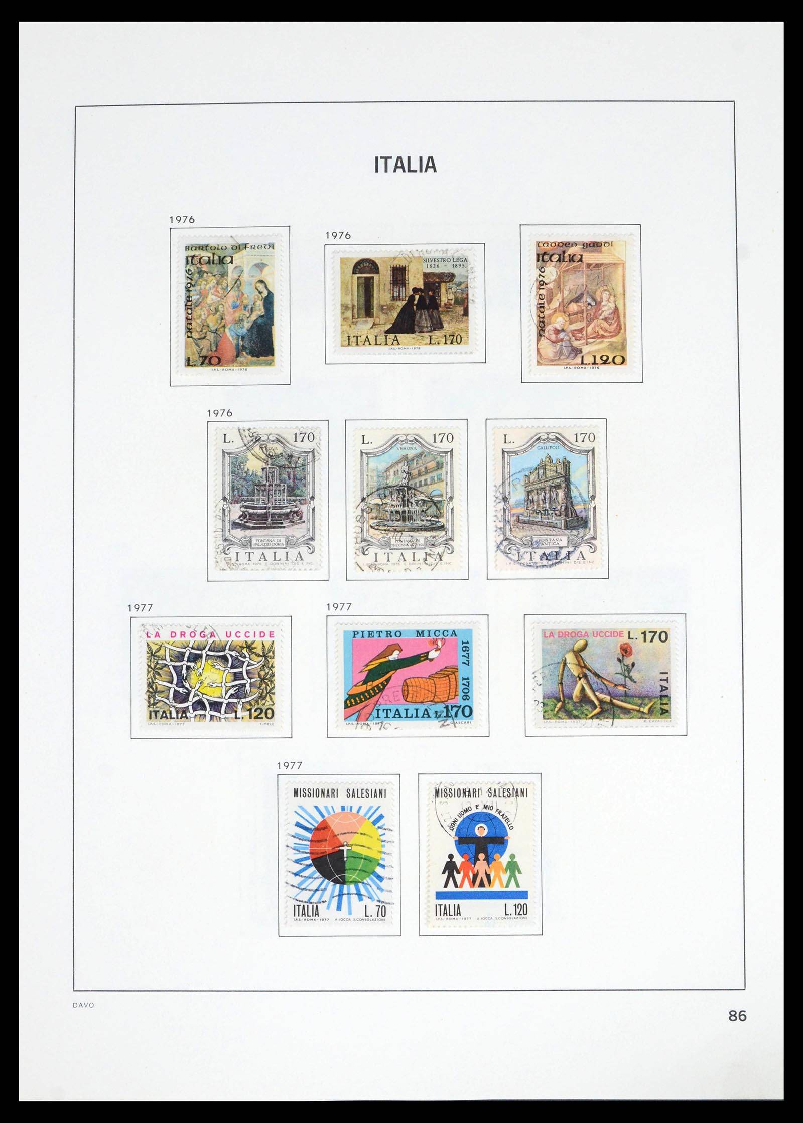 39666 0086 - Stamp collection 39666 Italy 1862-2013.