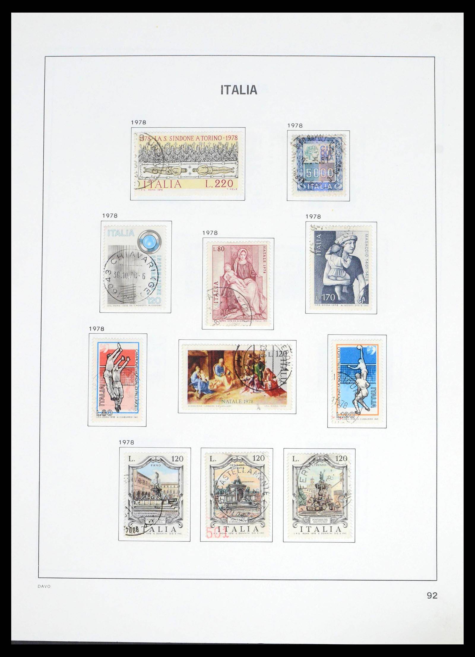 39666 0093 - Stamp collection 39666 Italy 1862-2013.