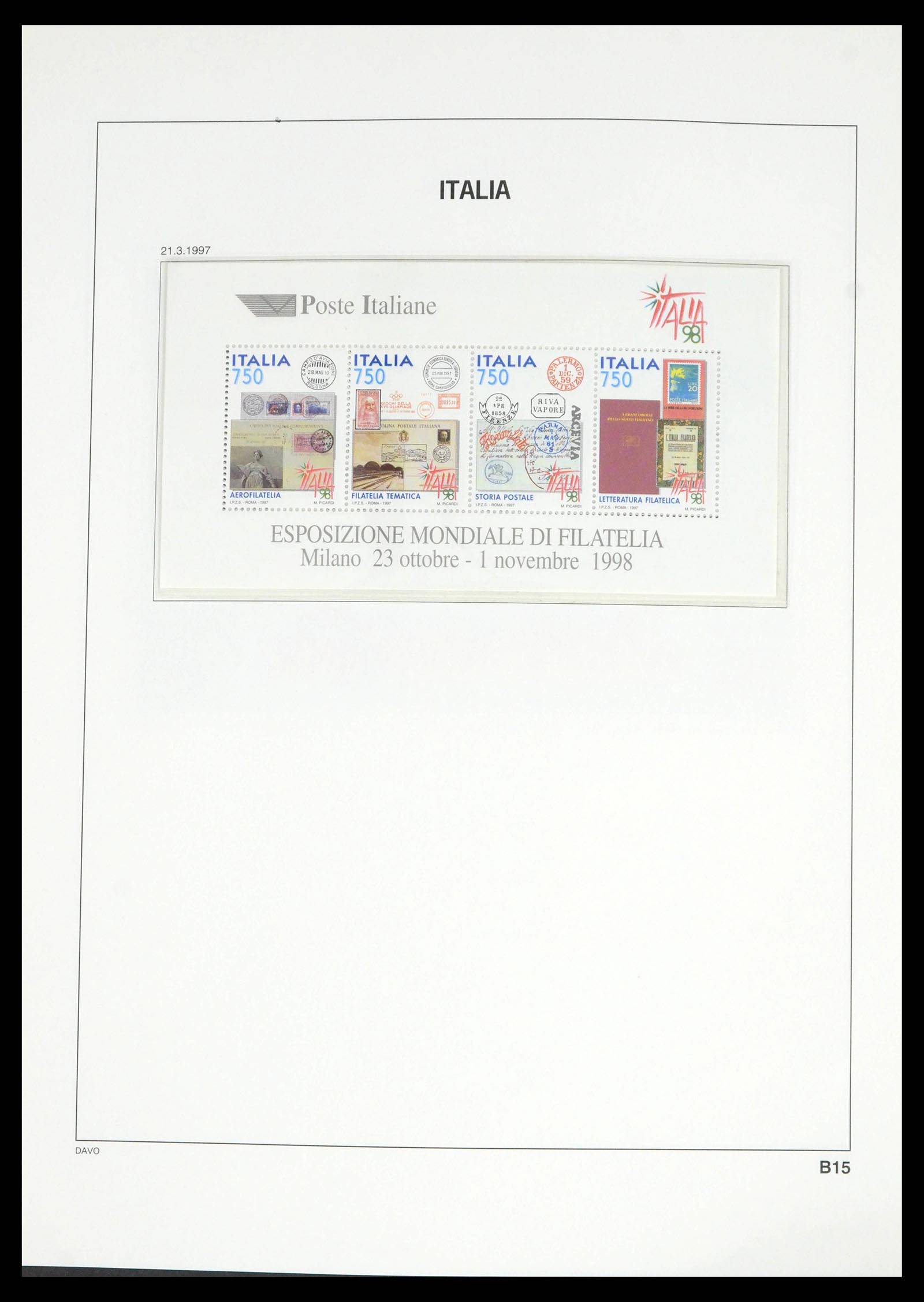 39666 0291 - Stamp collection 39666 Italy 1862-2013.