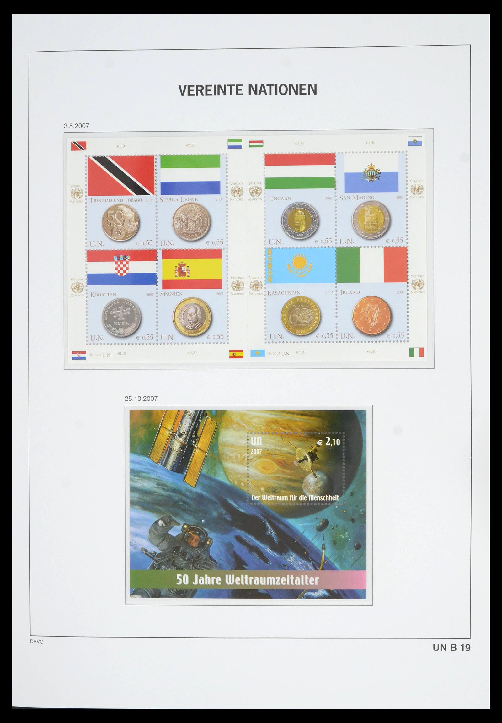 39682 0068 - Stamp collection 39682 United Nations Vienna 1979-2019!