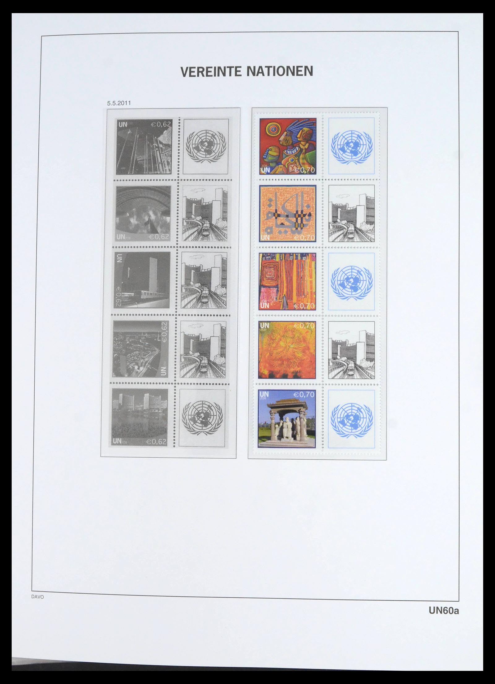 39682 0071 - Stamp collection 39682 United Nations Vienna 1979-2019!