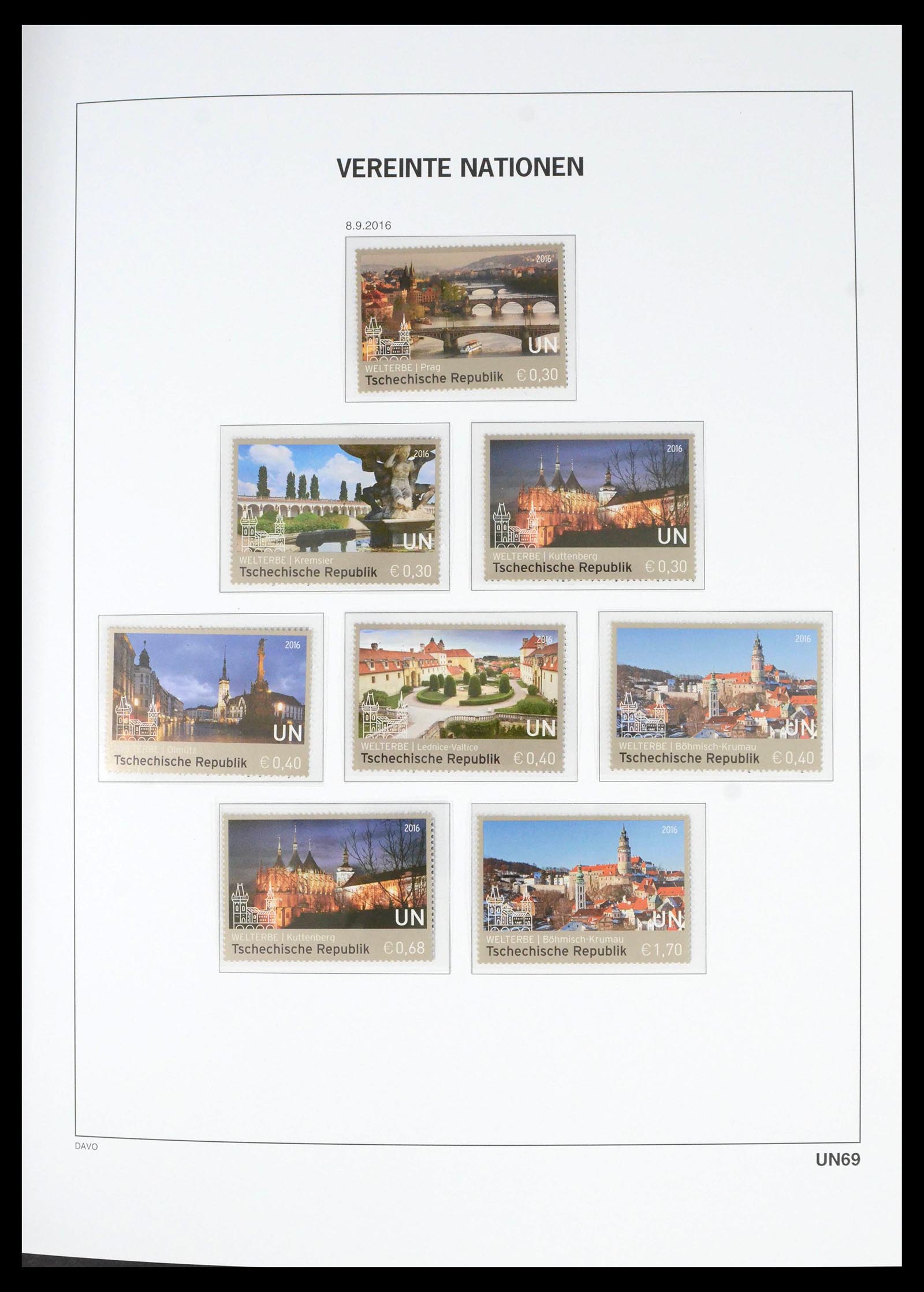 39682 0095 - Stamp collection 39682 United Nations Vienna 1979-2019!