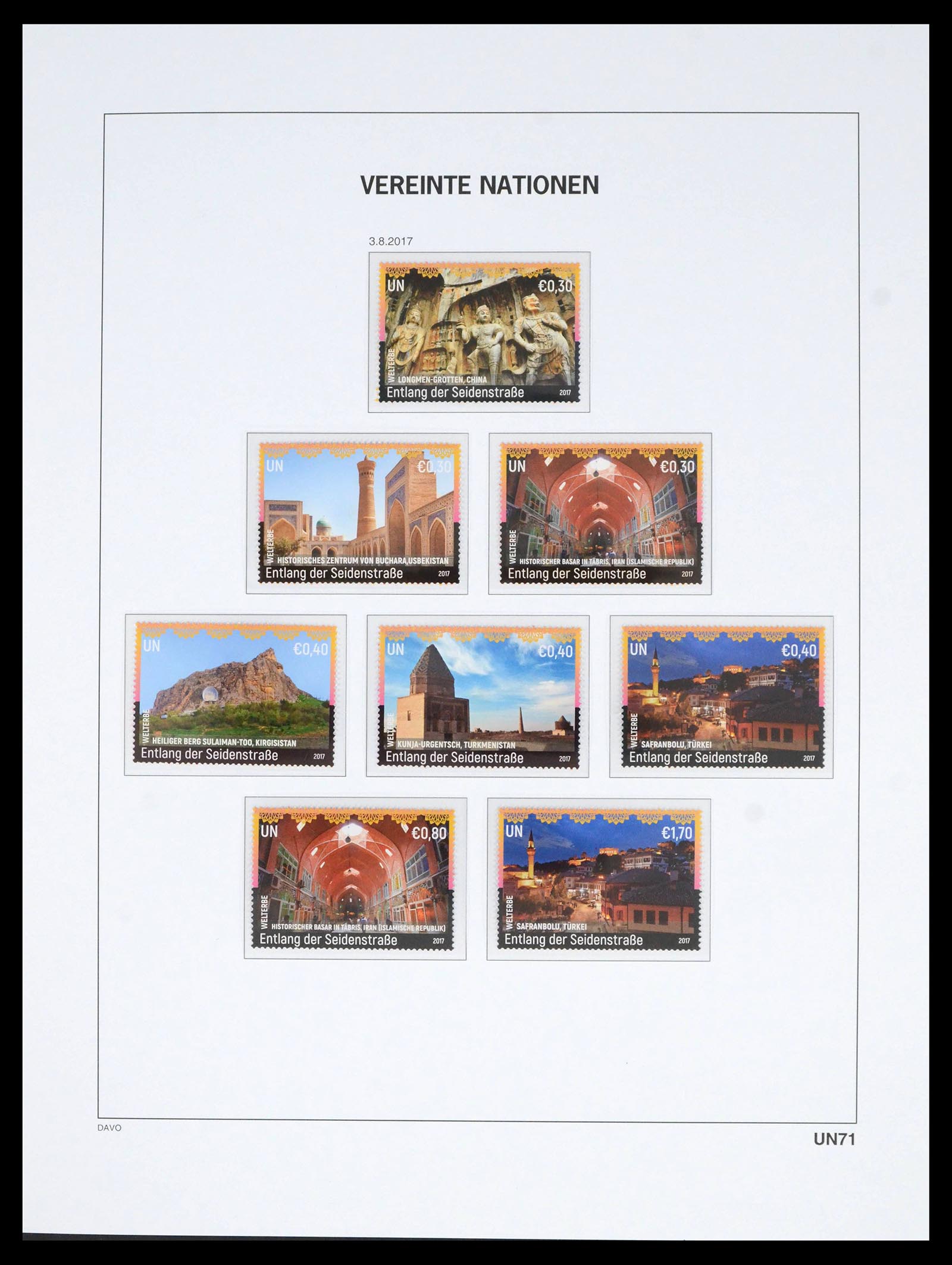 39682 0103 - Stamp collection 39682 United Nations Vienna 1979-2019!