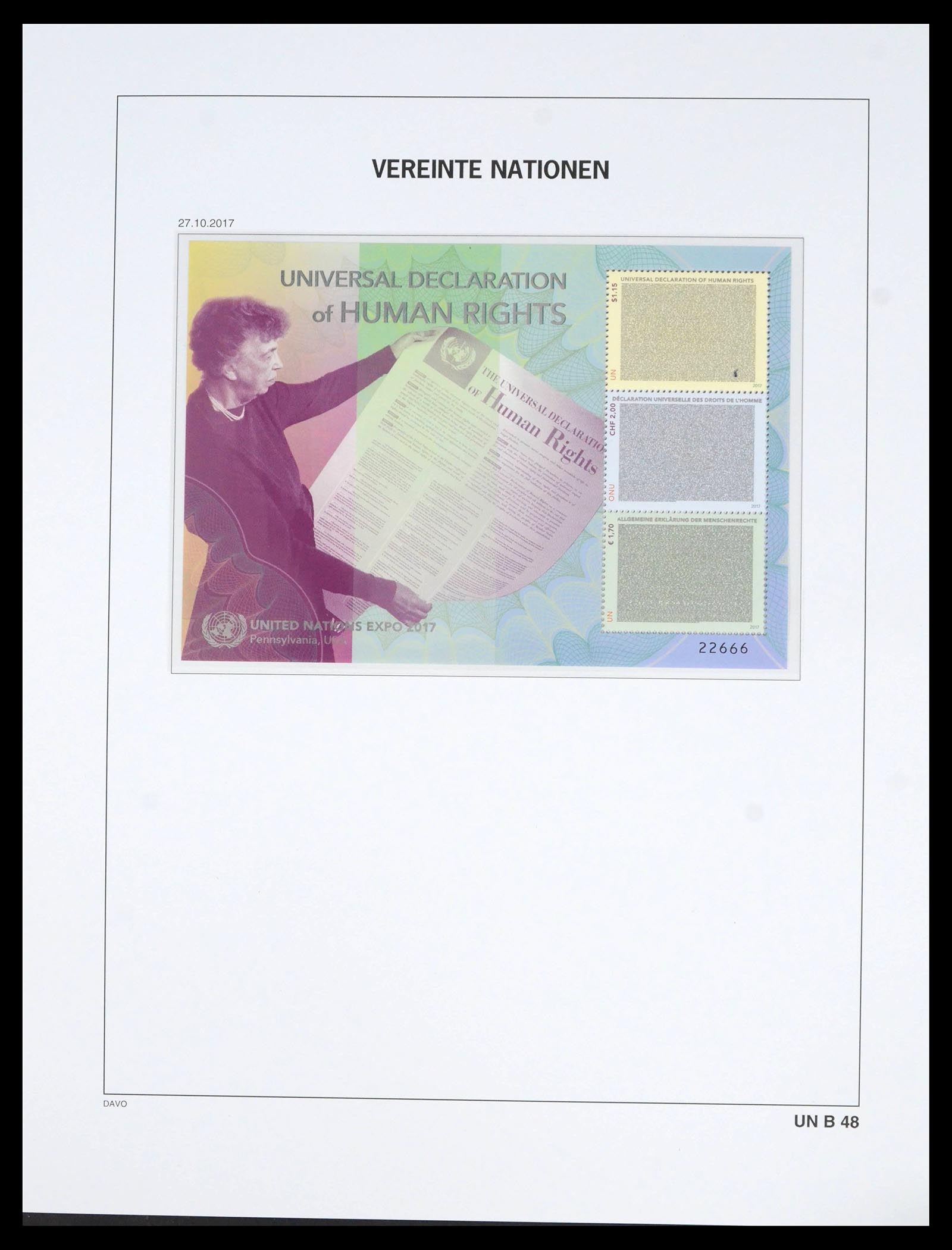 39682 0107 - Stamp collection 39682 United Nations Vienna 1979-2019!